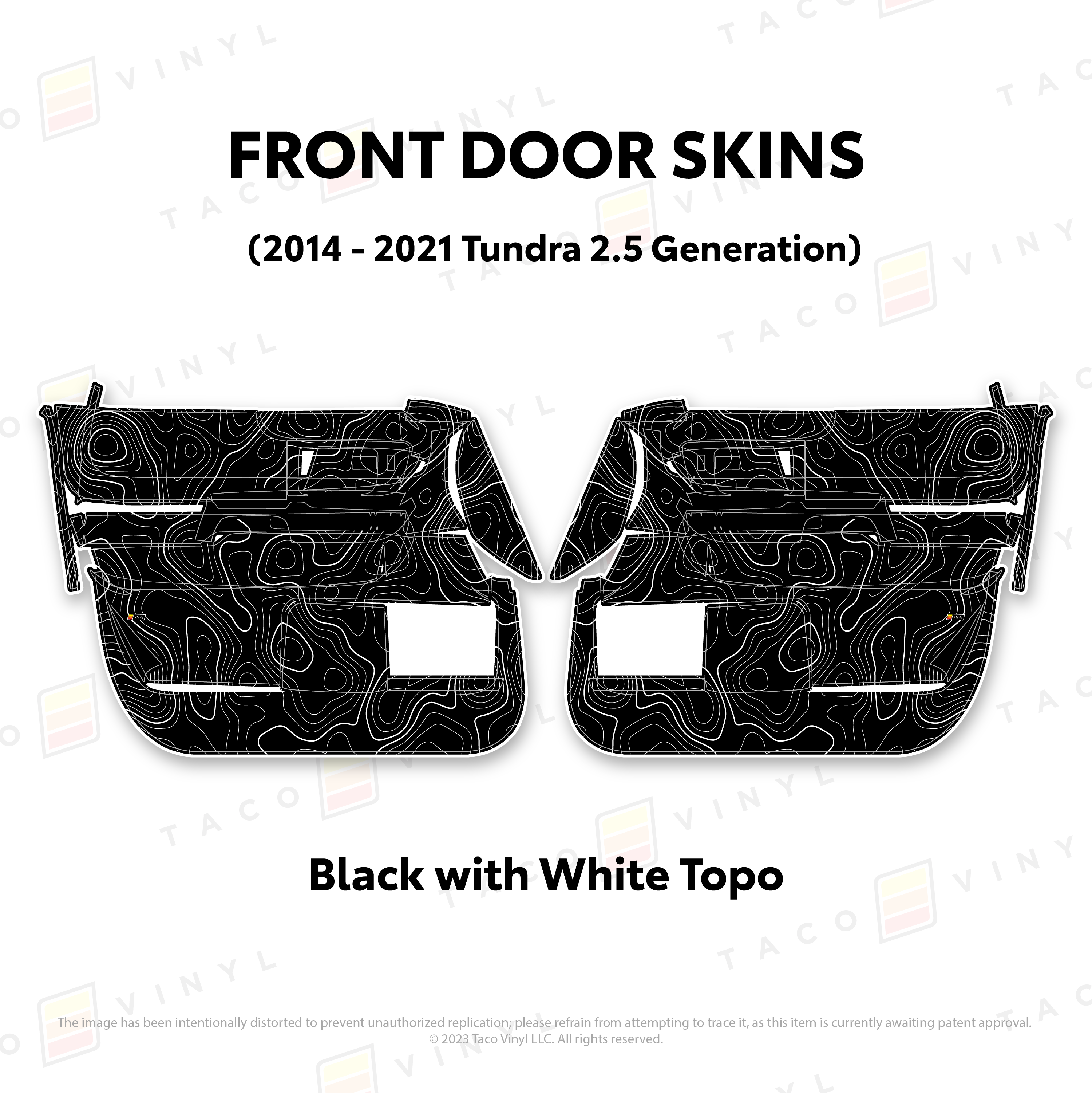 2014 - 2021 Door Skins For Tundra
