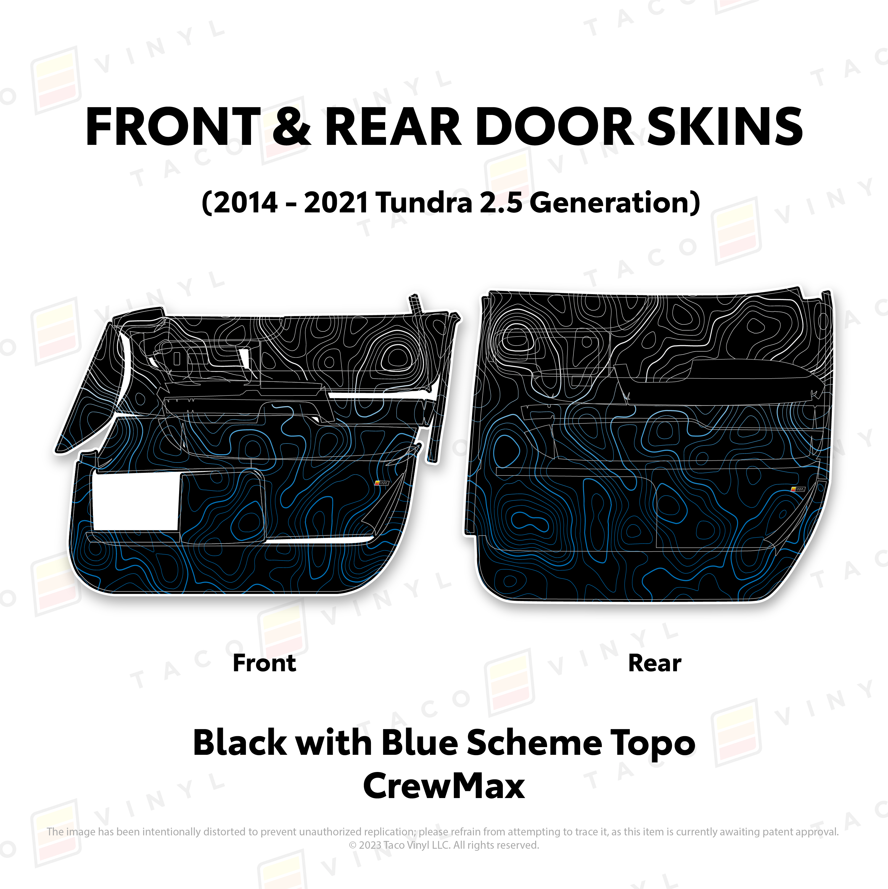 2014 - 2021 Door Skins For Tundra