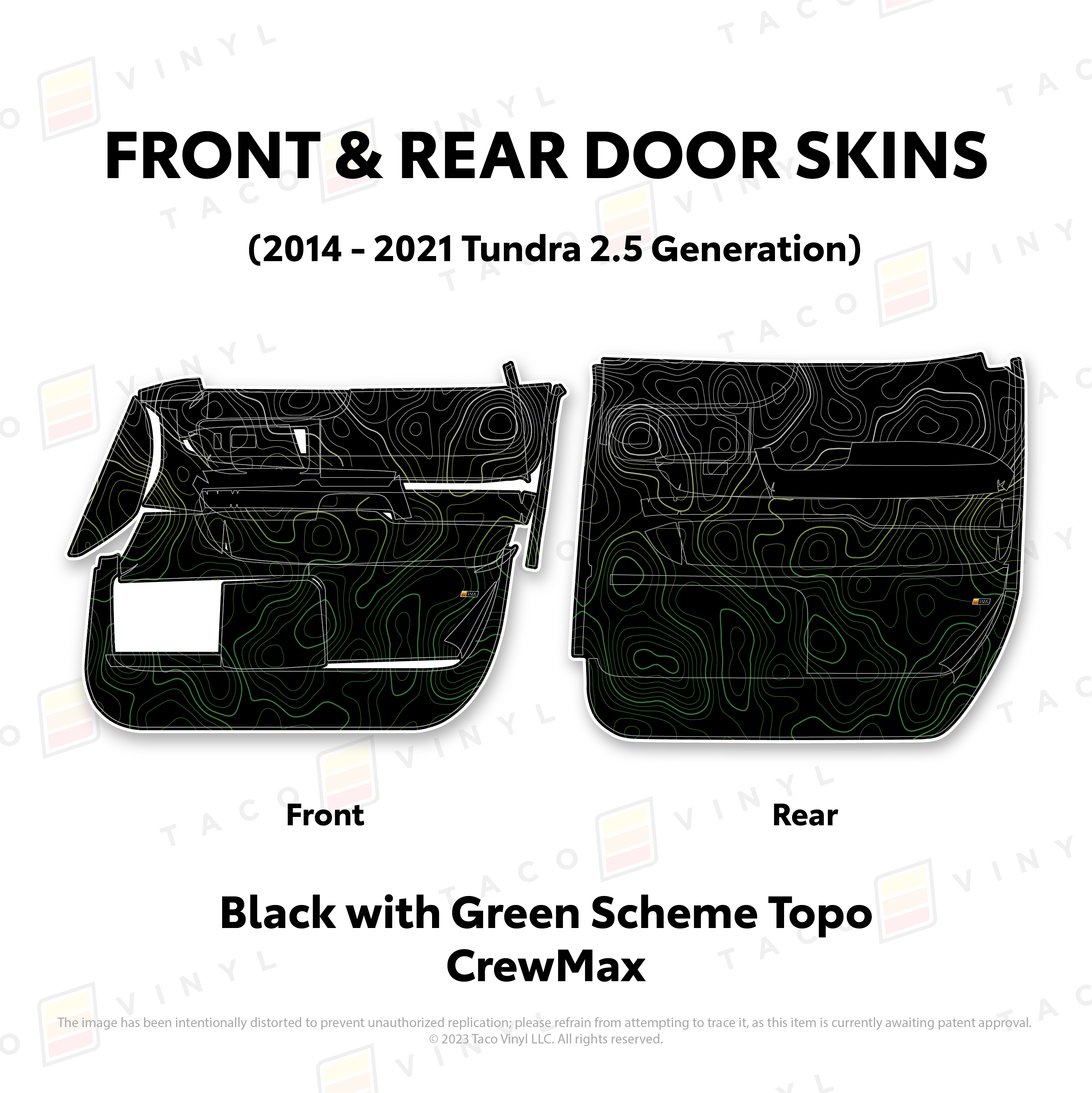 2014 - 2021 Door Skins For Tundra