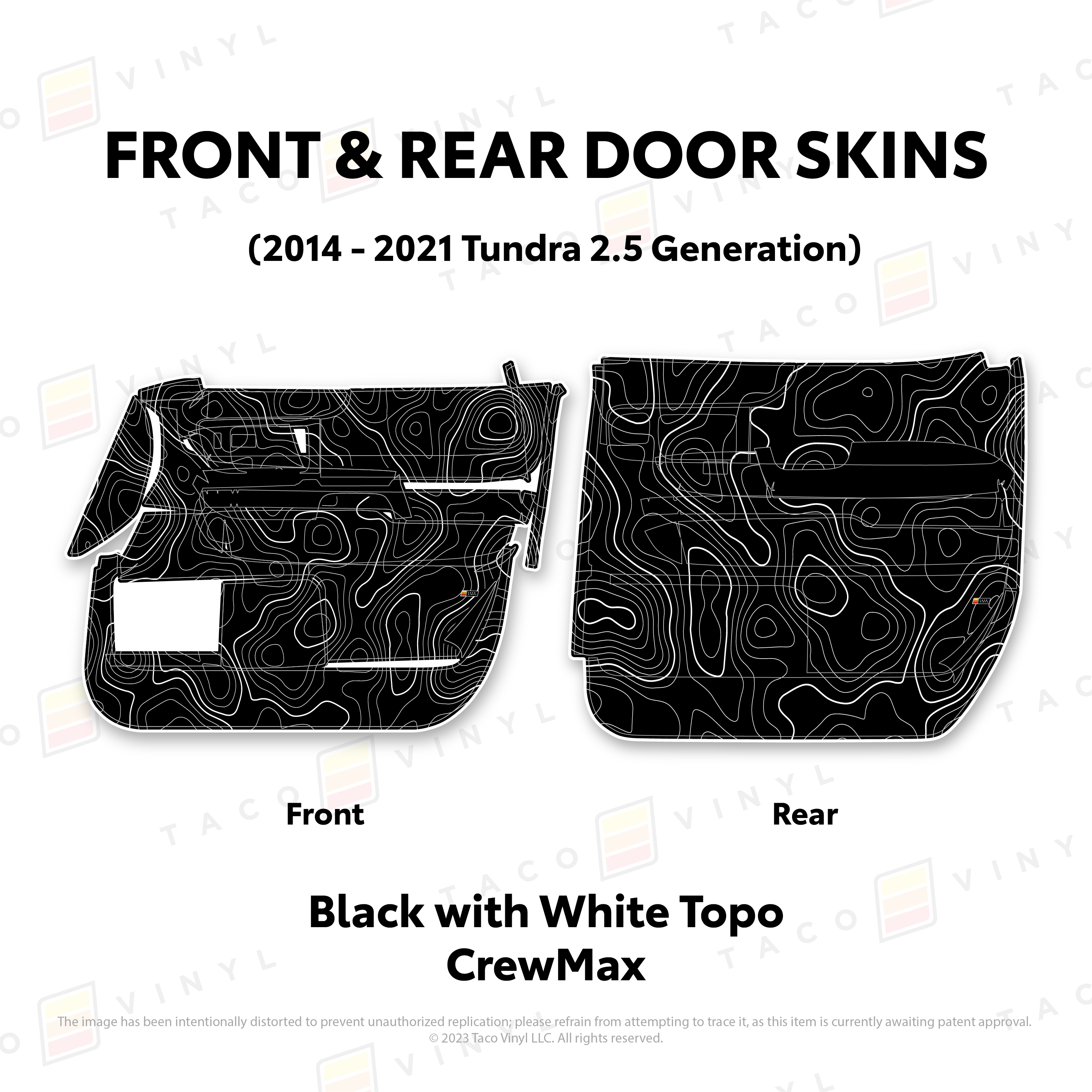 2014 - 2021 Door Skins For Tundra