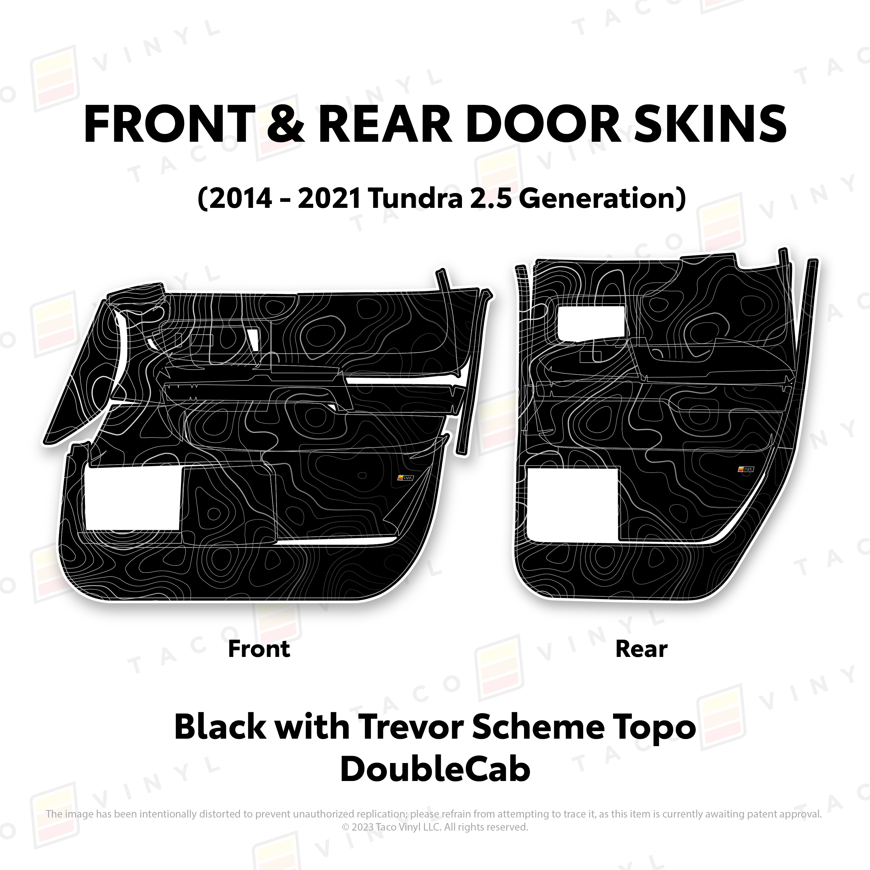 2014 - 2021 Door Skins For Tundra