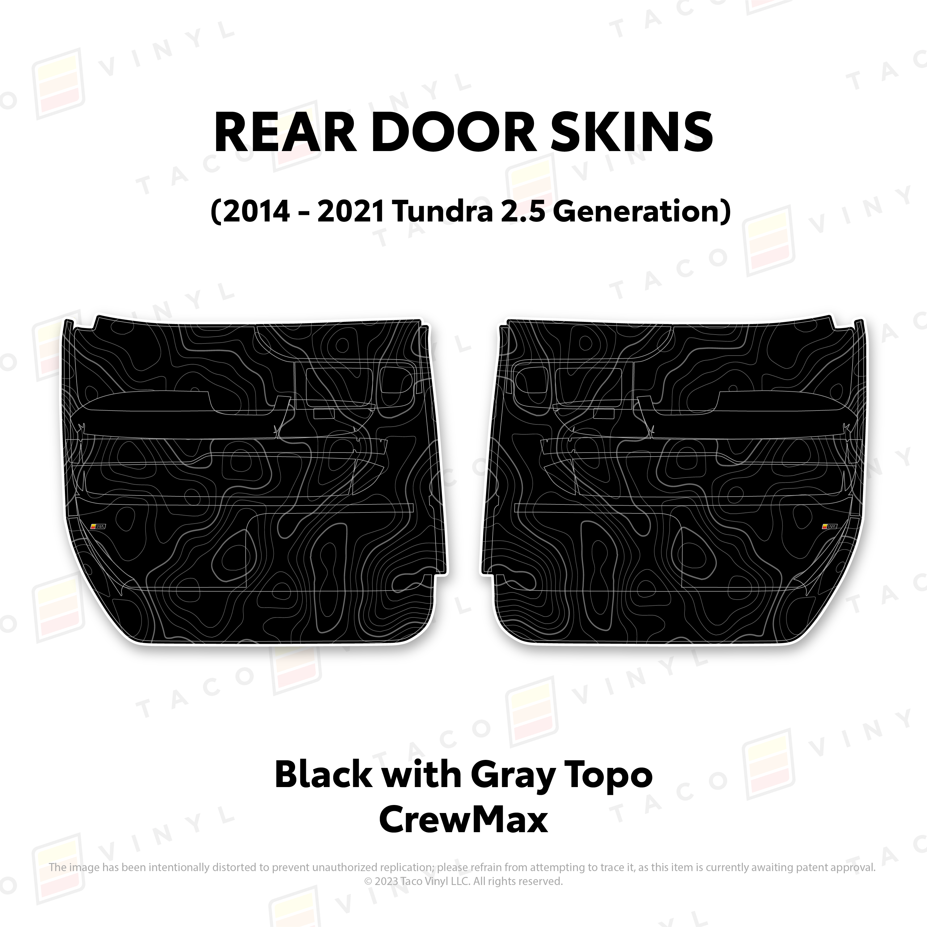 2014 - 2021 Door Skins For Tundra