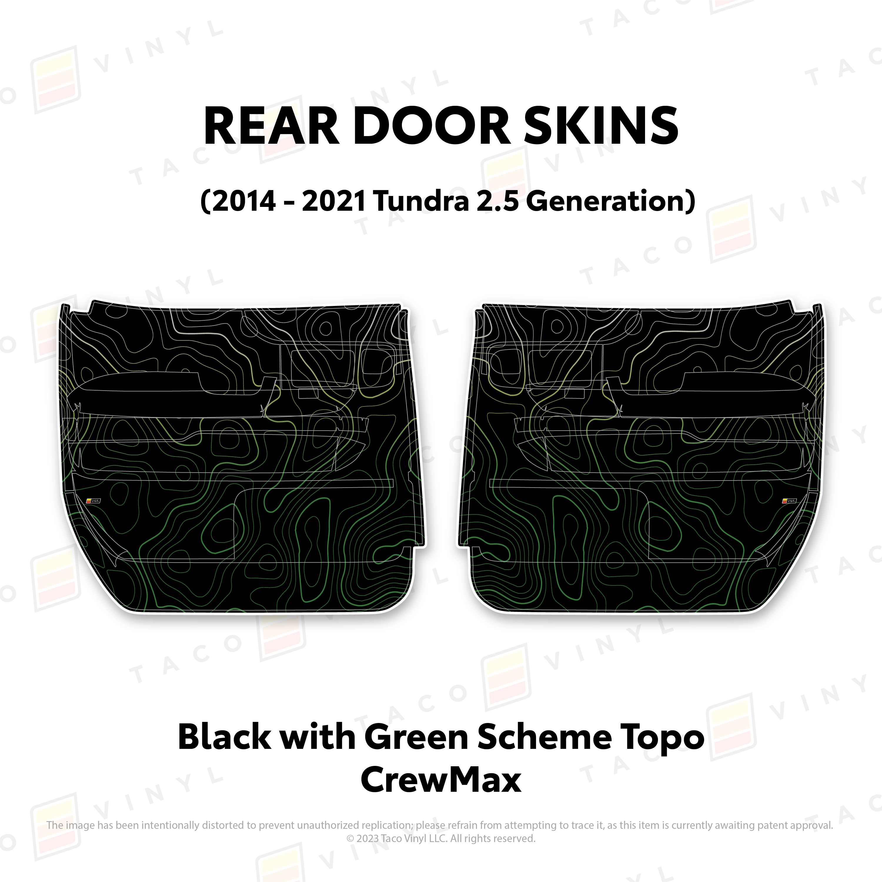 2014 - 2021 Door Skins For Tundra
