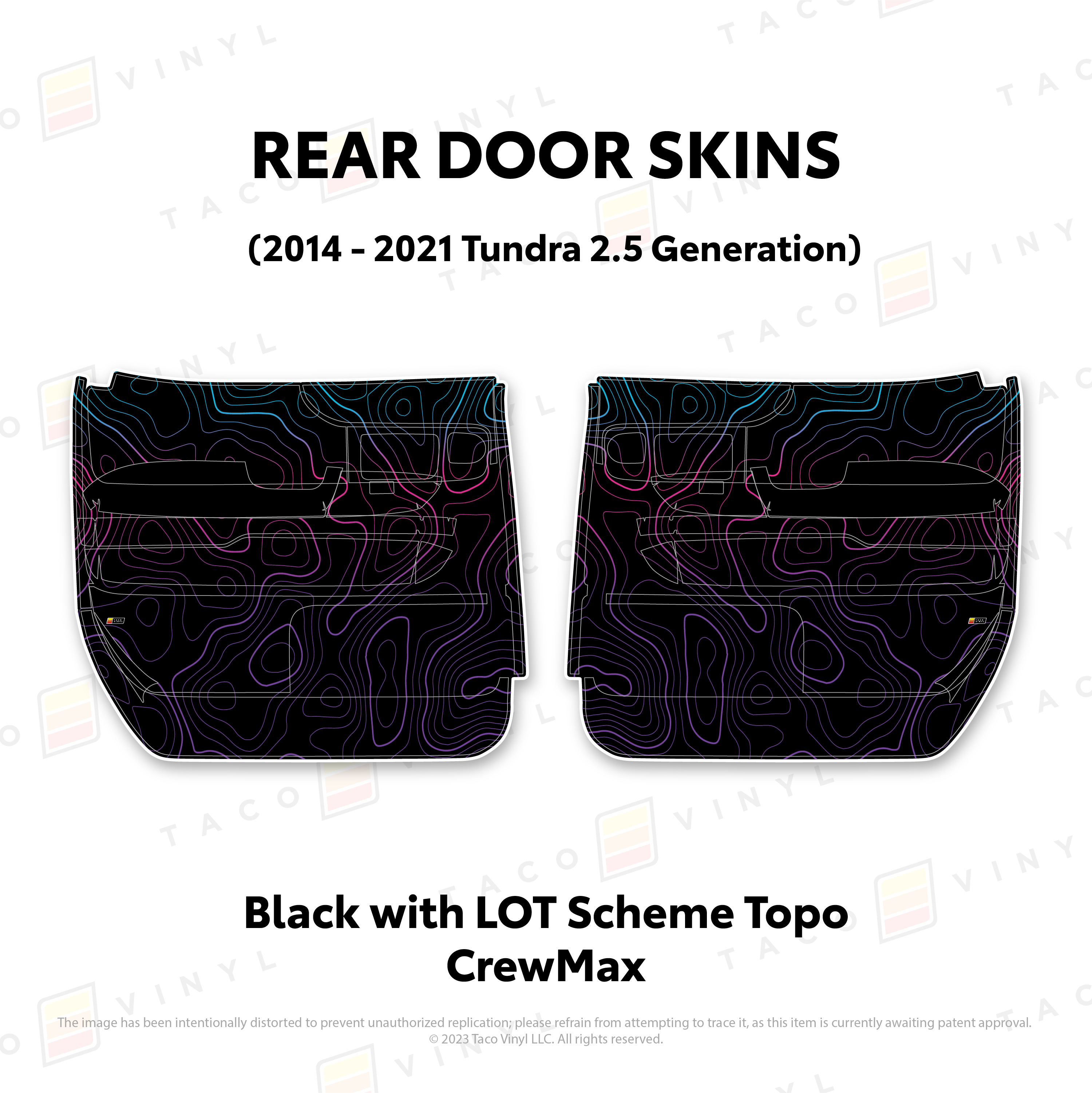 2014 - 2021 Door Skins For Tundra