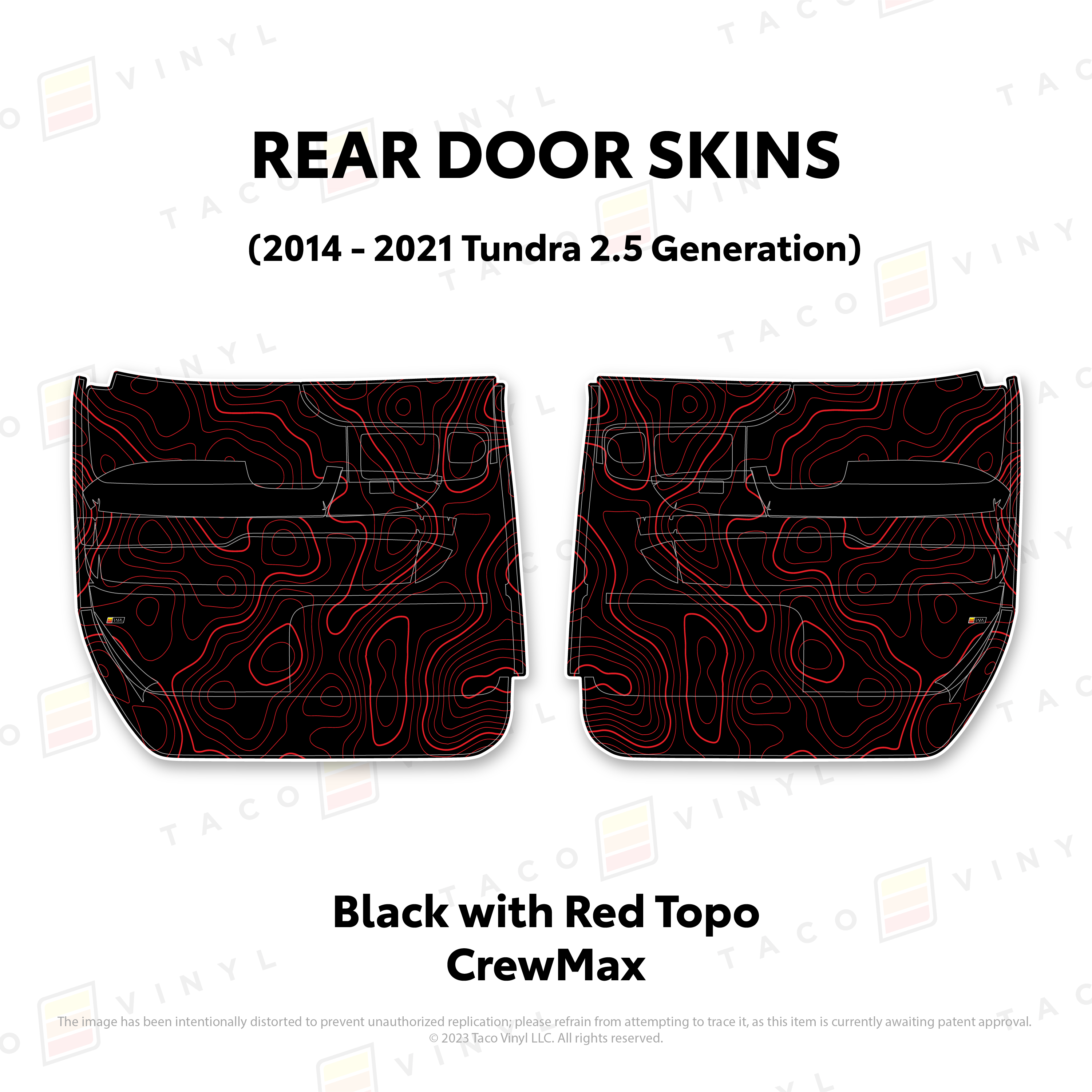2014 - 2021 Door Skins For Tundra
