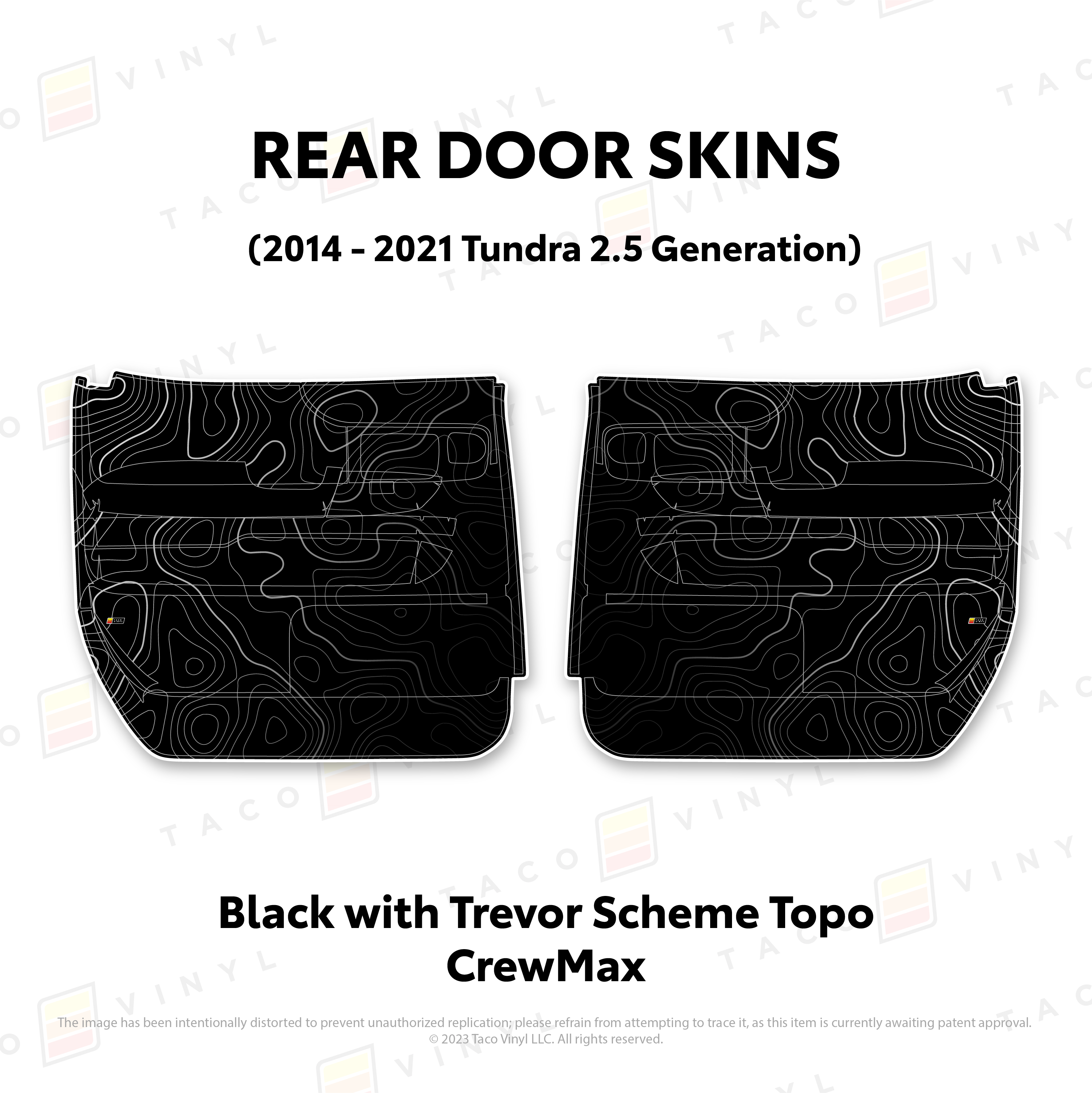 2014 - 2021 Door Skins For Tundra