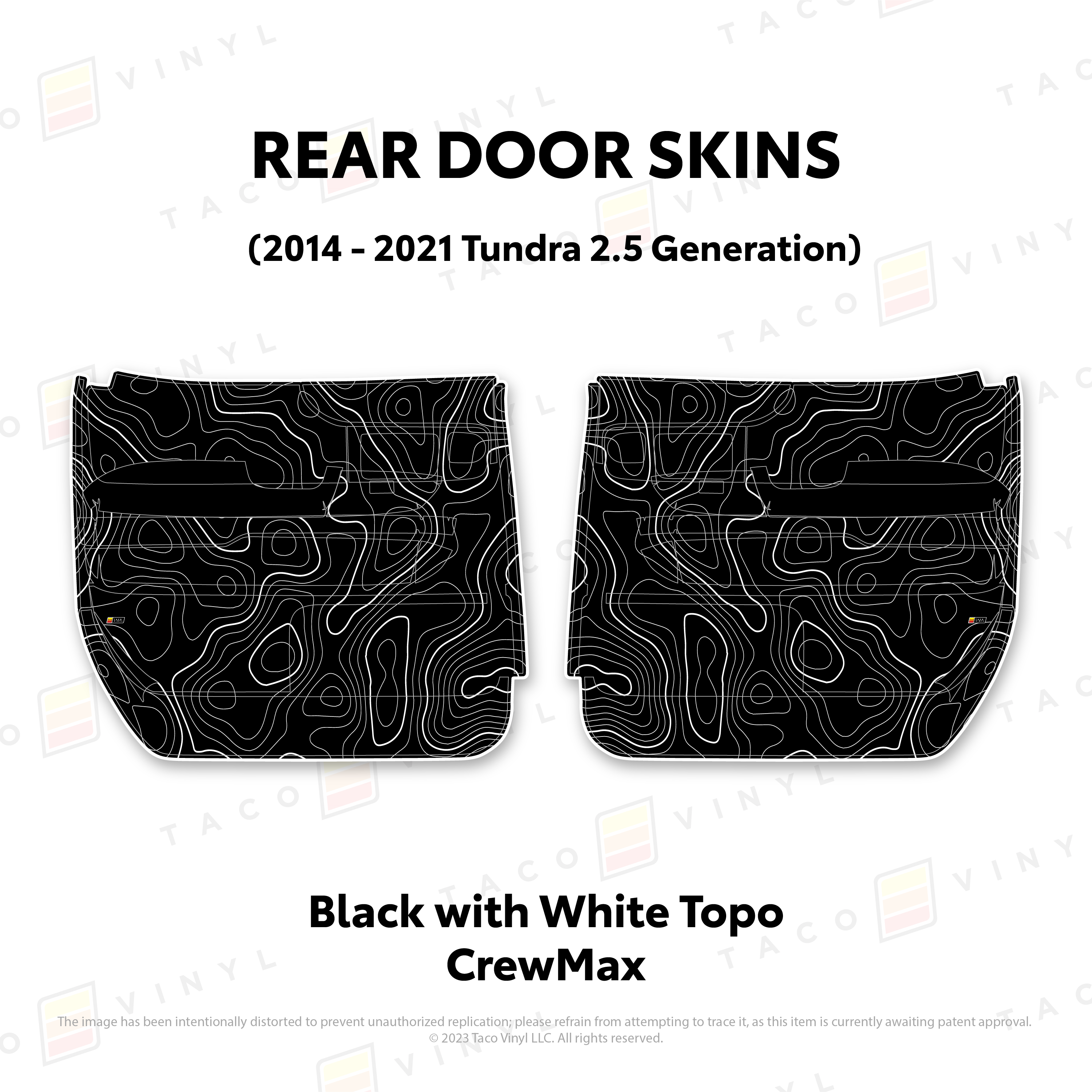 2014 - 2021 Door Skins For Tundra