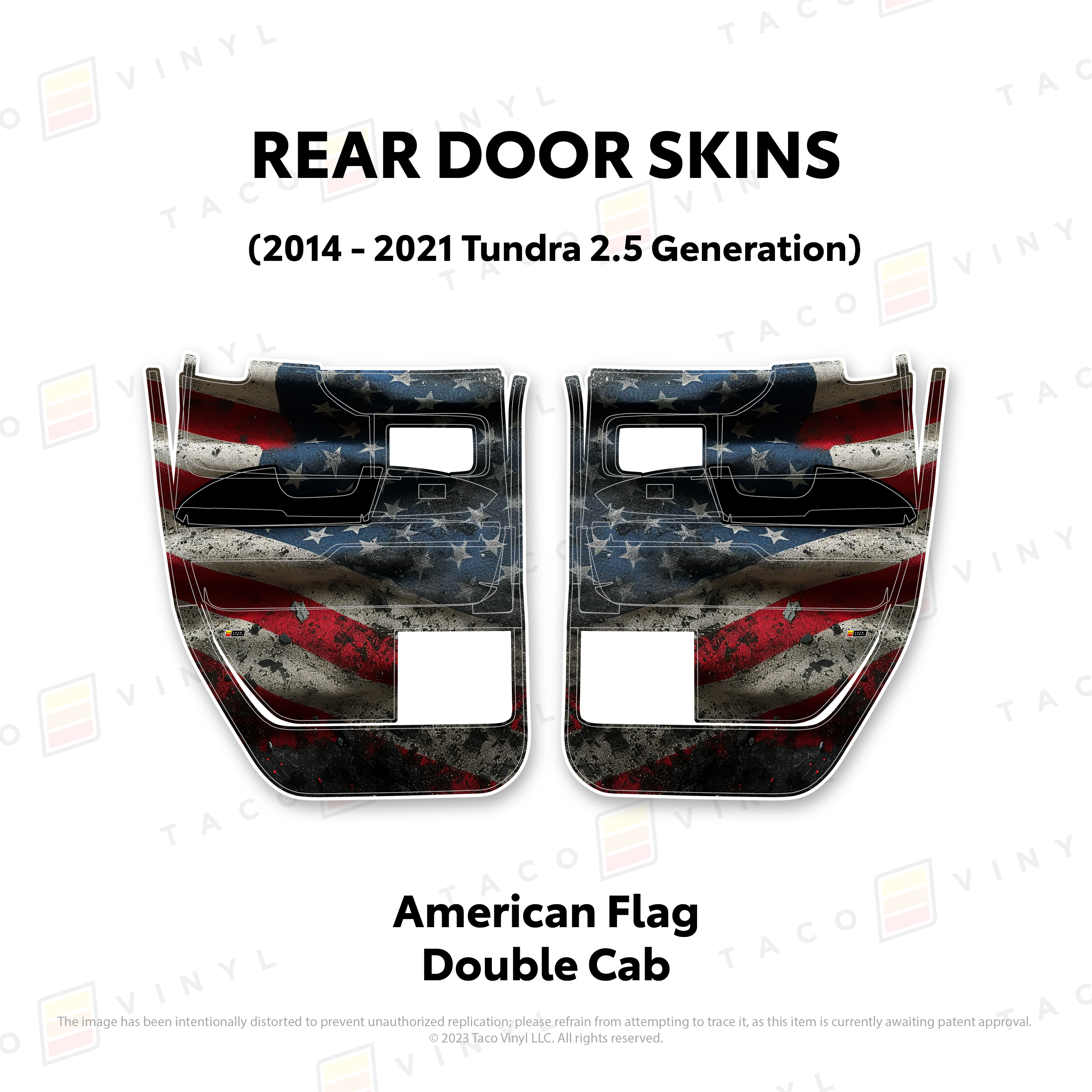 2014 - 2021 Door Skins For Tundra