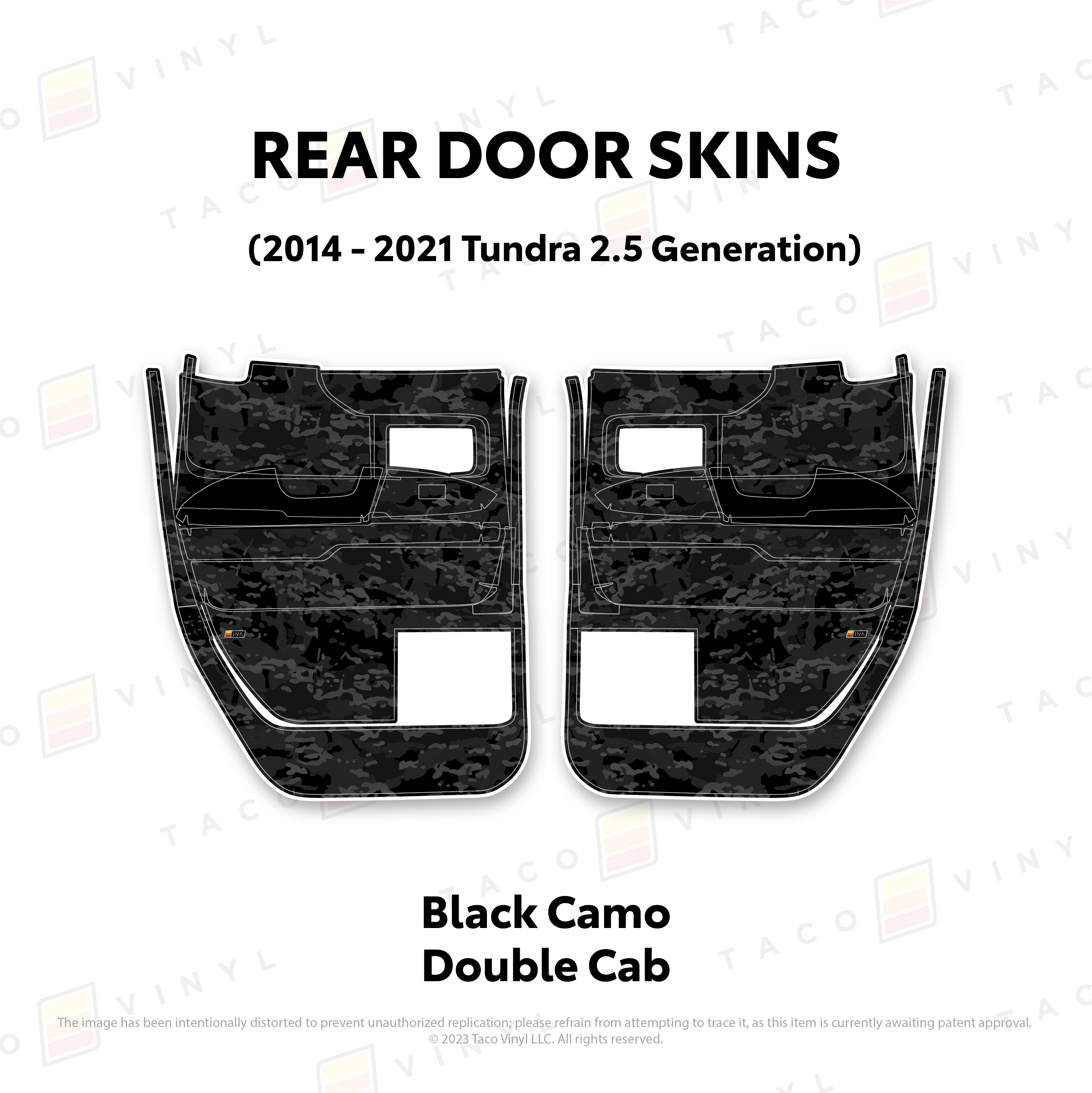 2014 - 2021 Door Skins For Tundra