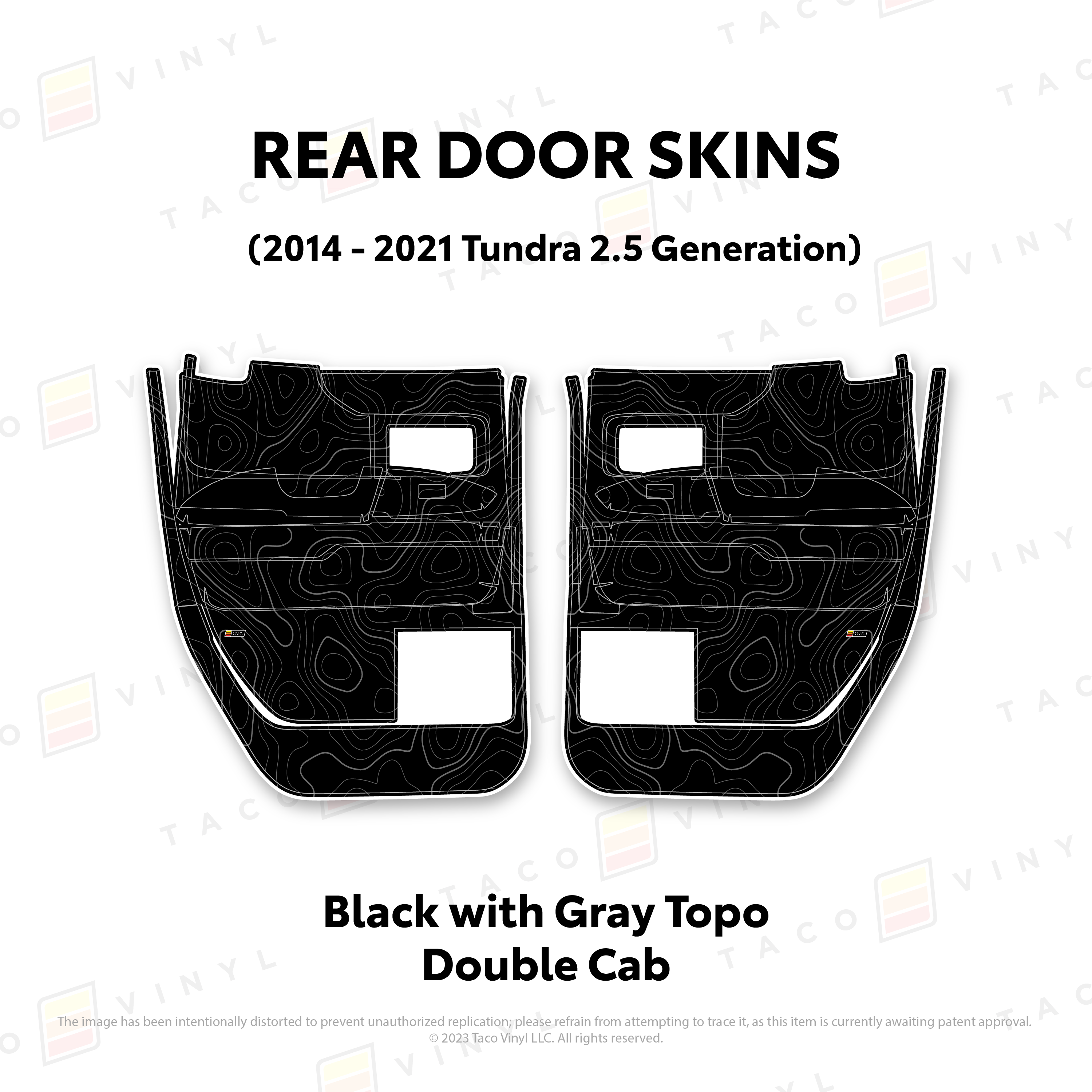2014 - 2021 Door Skins For Tundra
