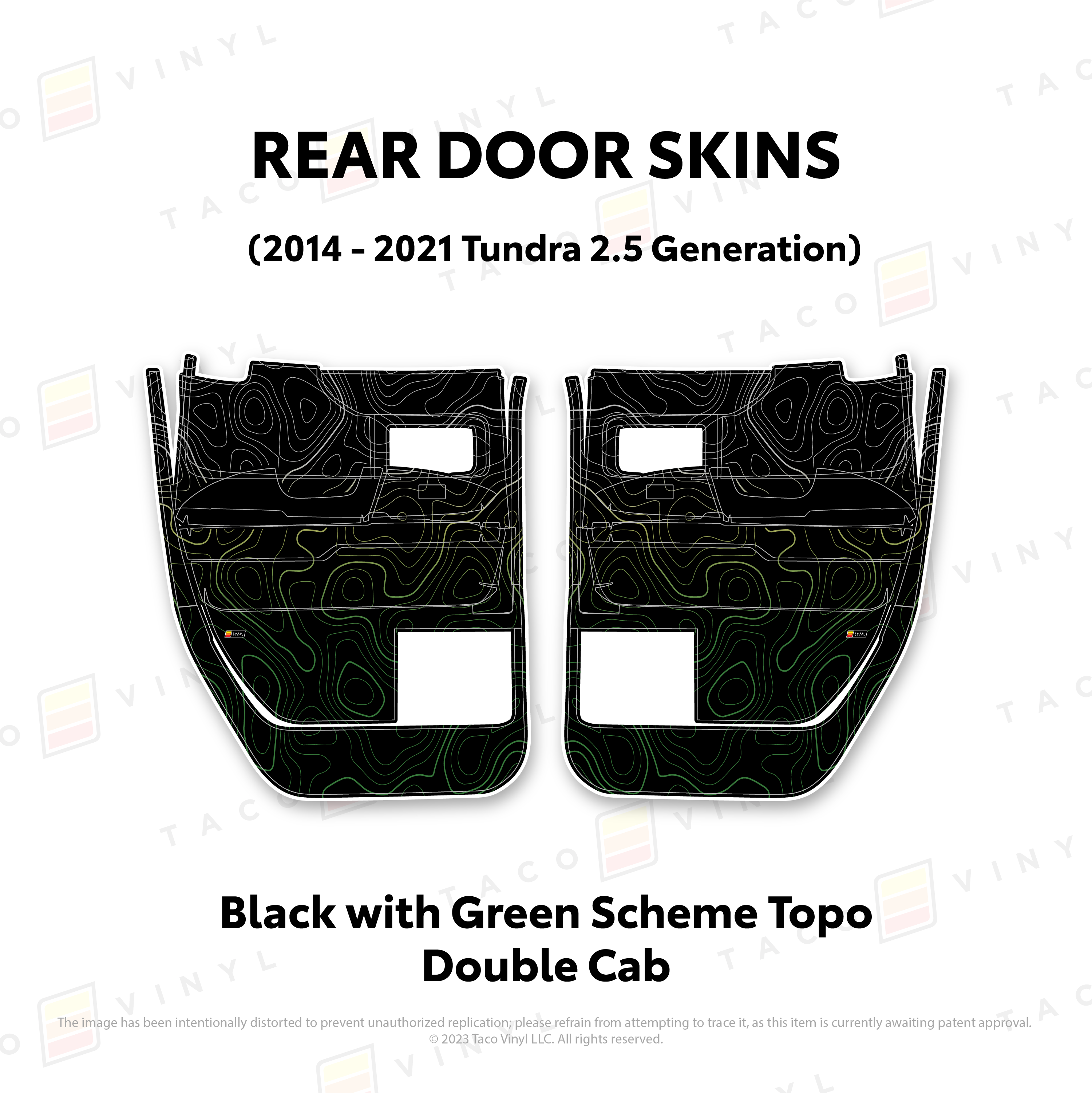 2014 - 2021 Door Skins For Tundra