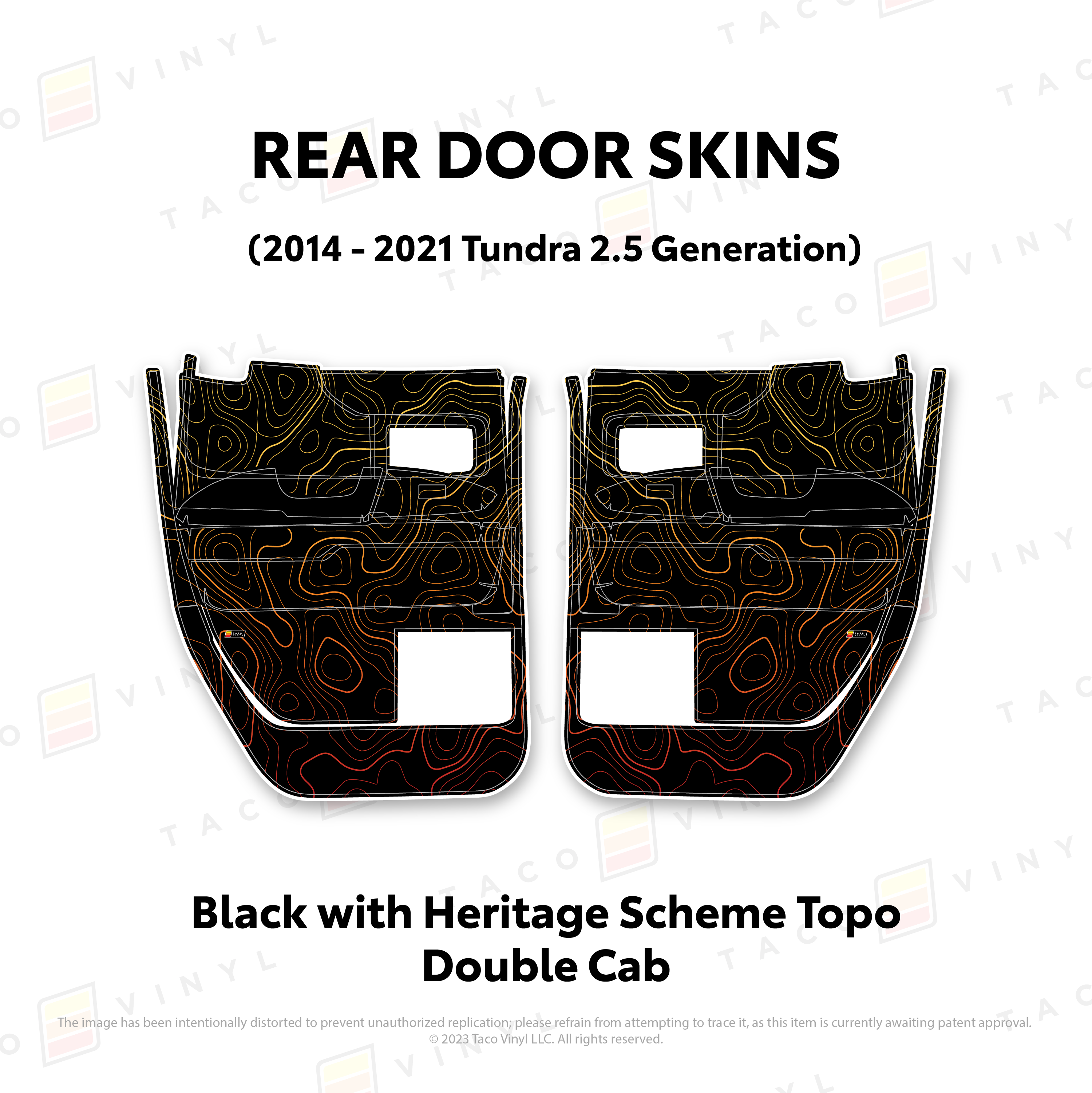 2014 - 2021 Door Skins For Tundra
