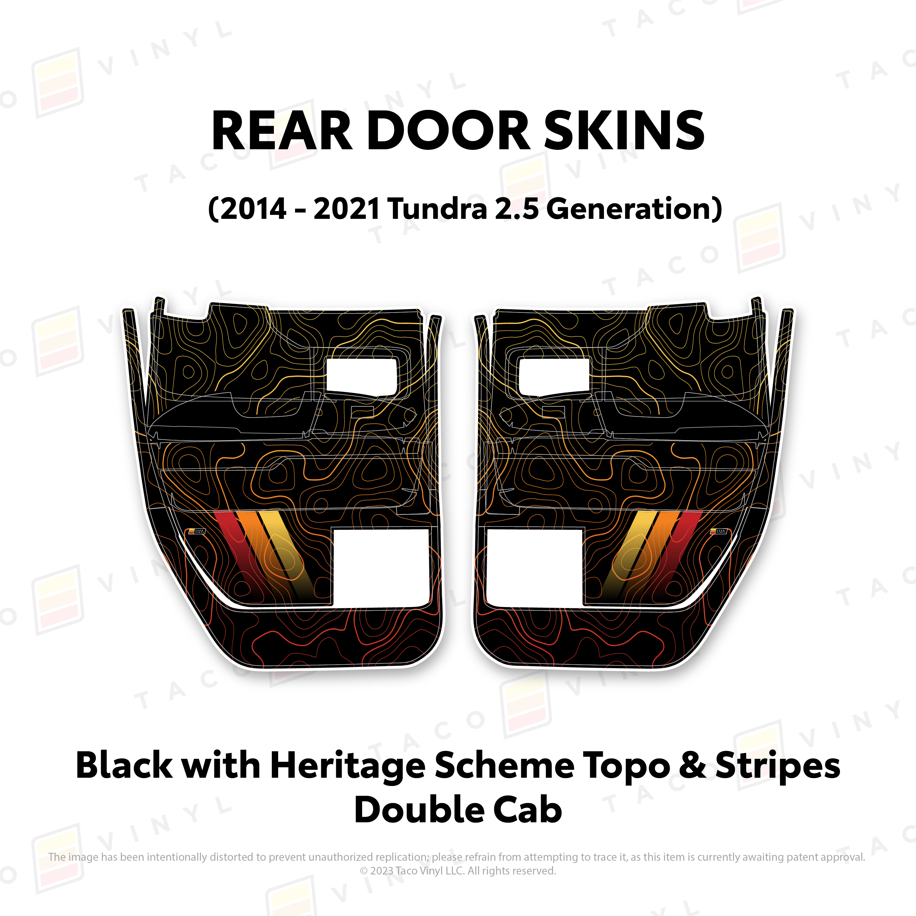 2014 - 2021 Door Skins For Tundra