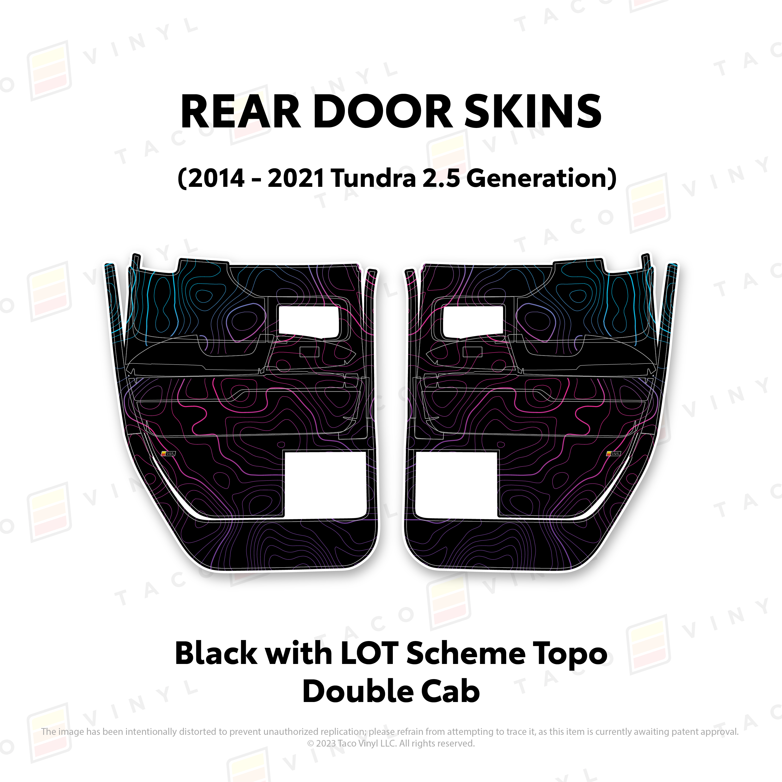 2014 - 2021 Door Skins For Tundra
