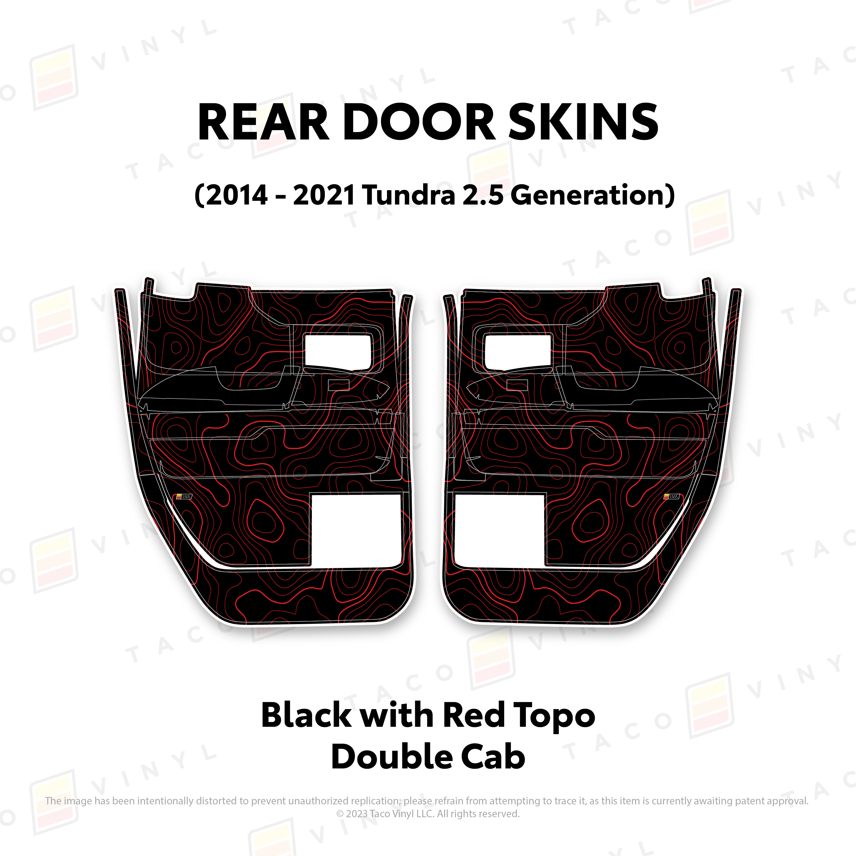 2014 - 2021 Door Skins For Tundra