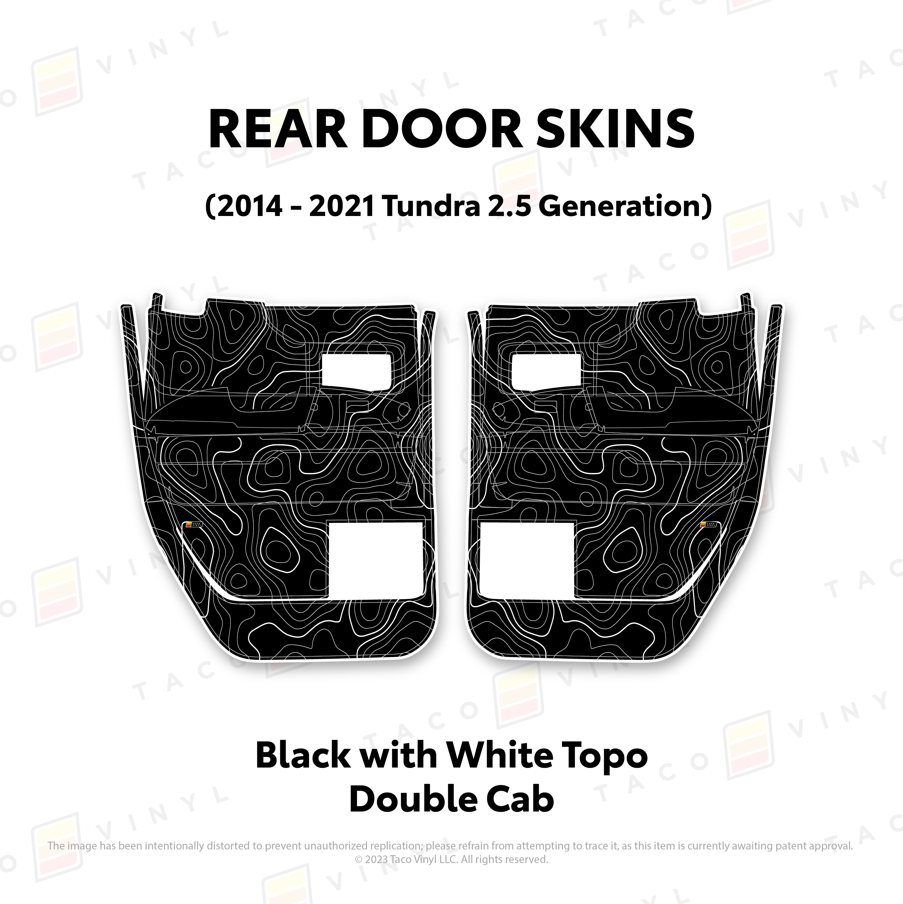 2014 - 2021 Door Skins For Tundra
