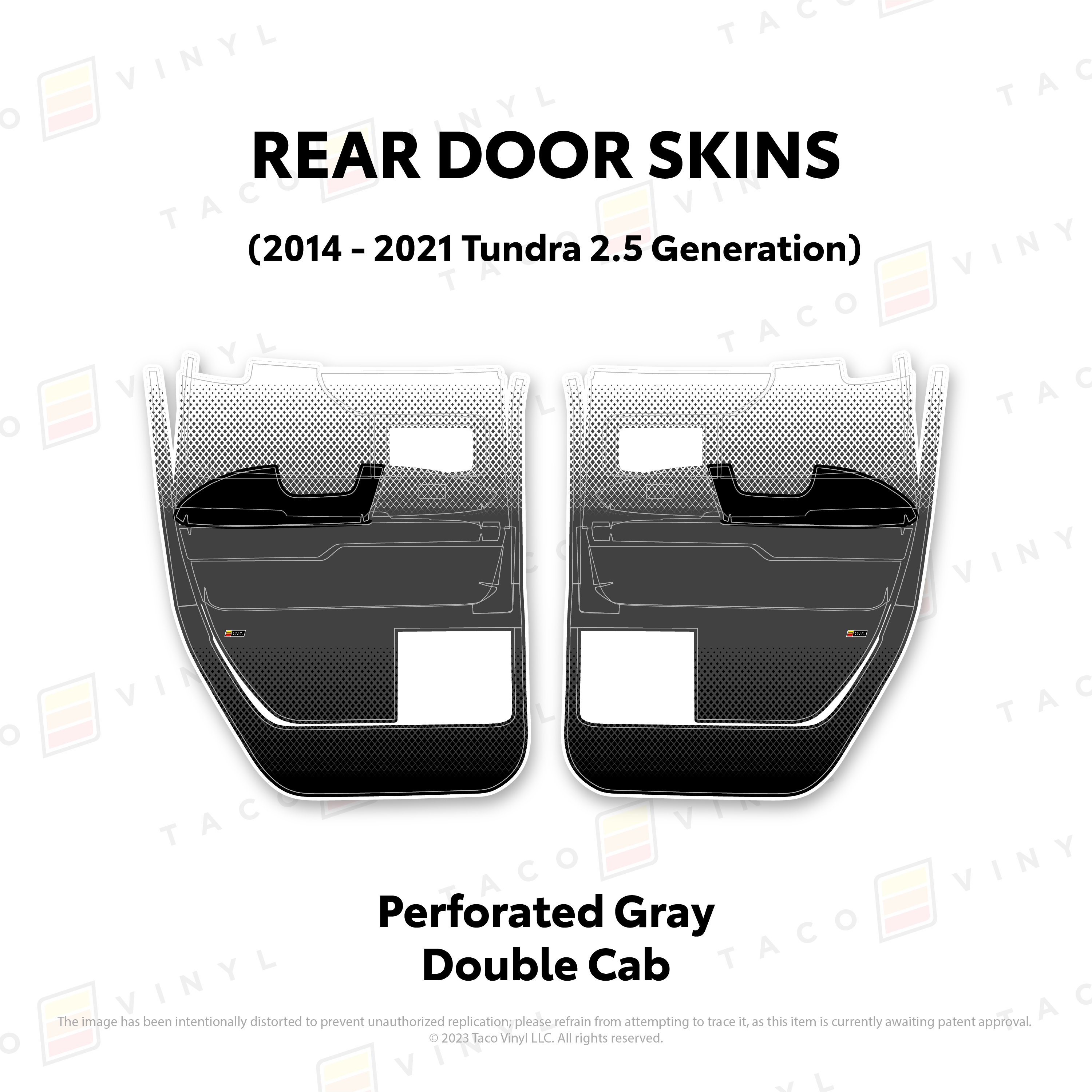2014 - 2021 Door Skins For Tundra