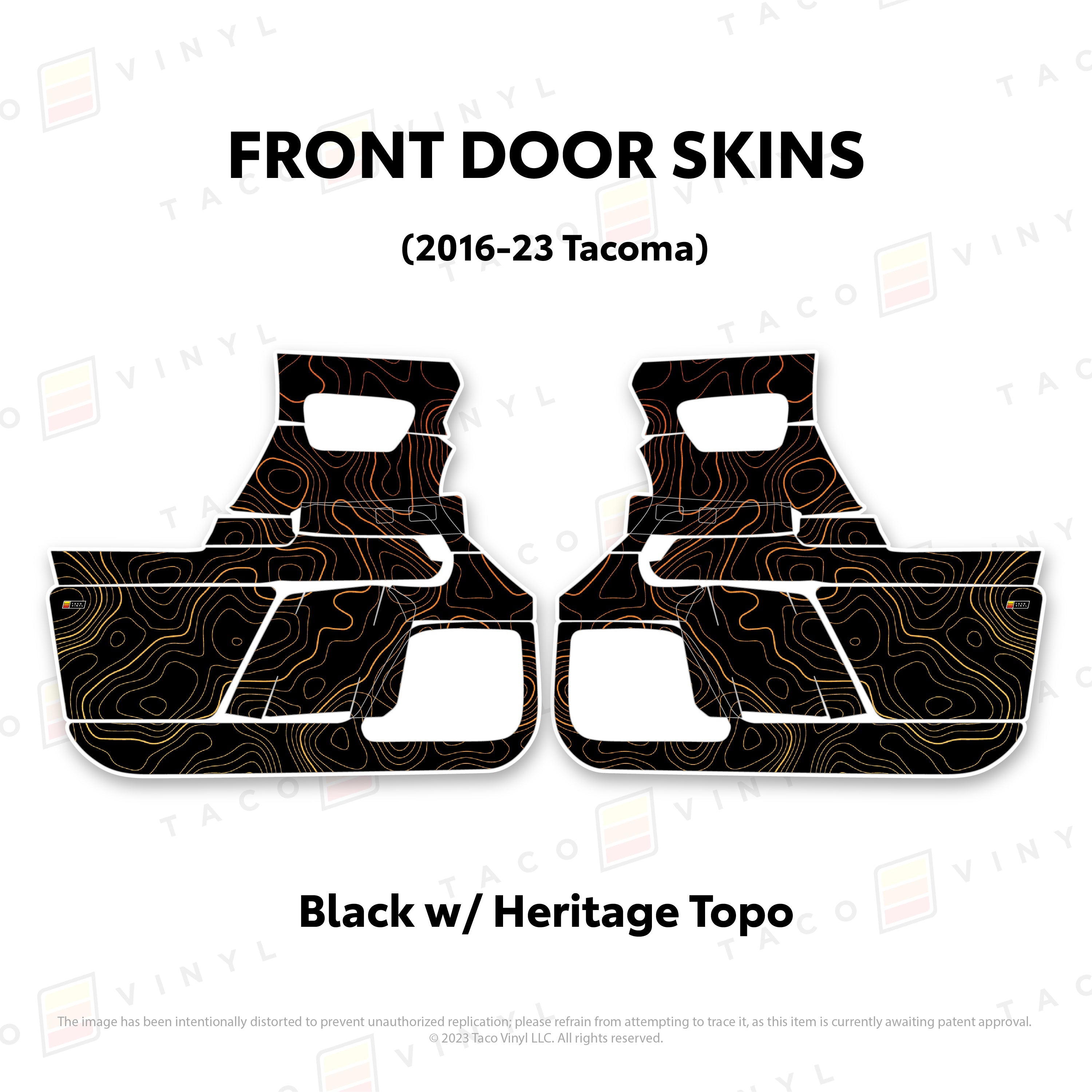 2016-23 Door Skins For Tacoma
