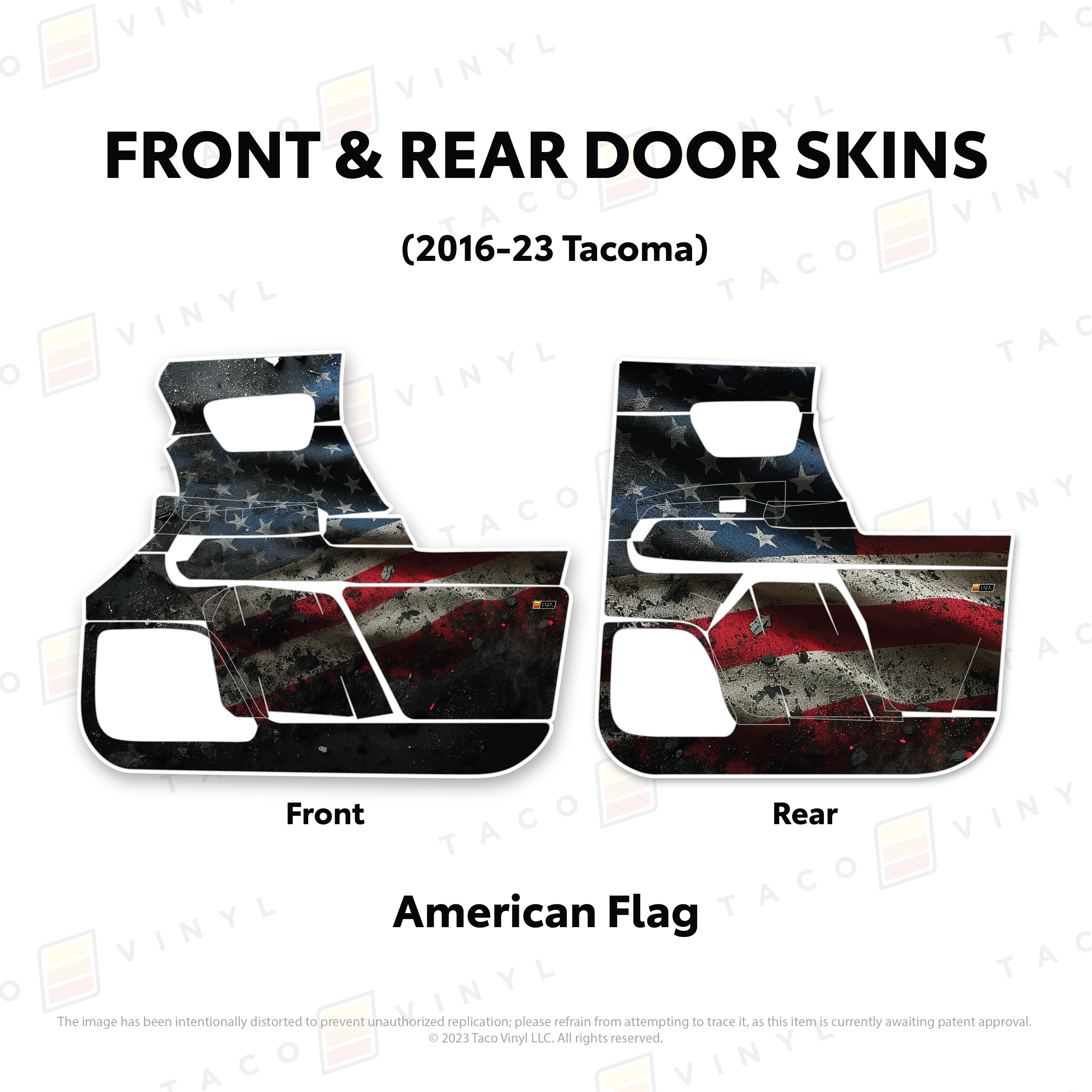 2016-23 Door Skins For Tacoma
