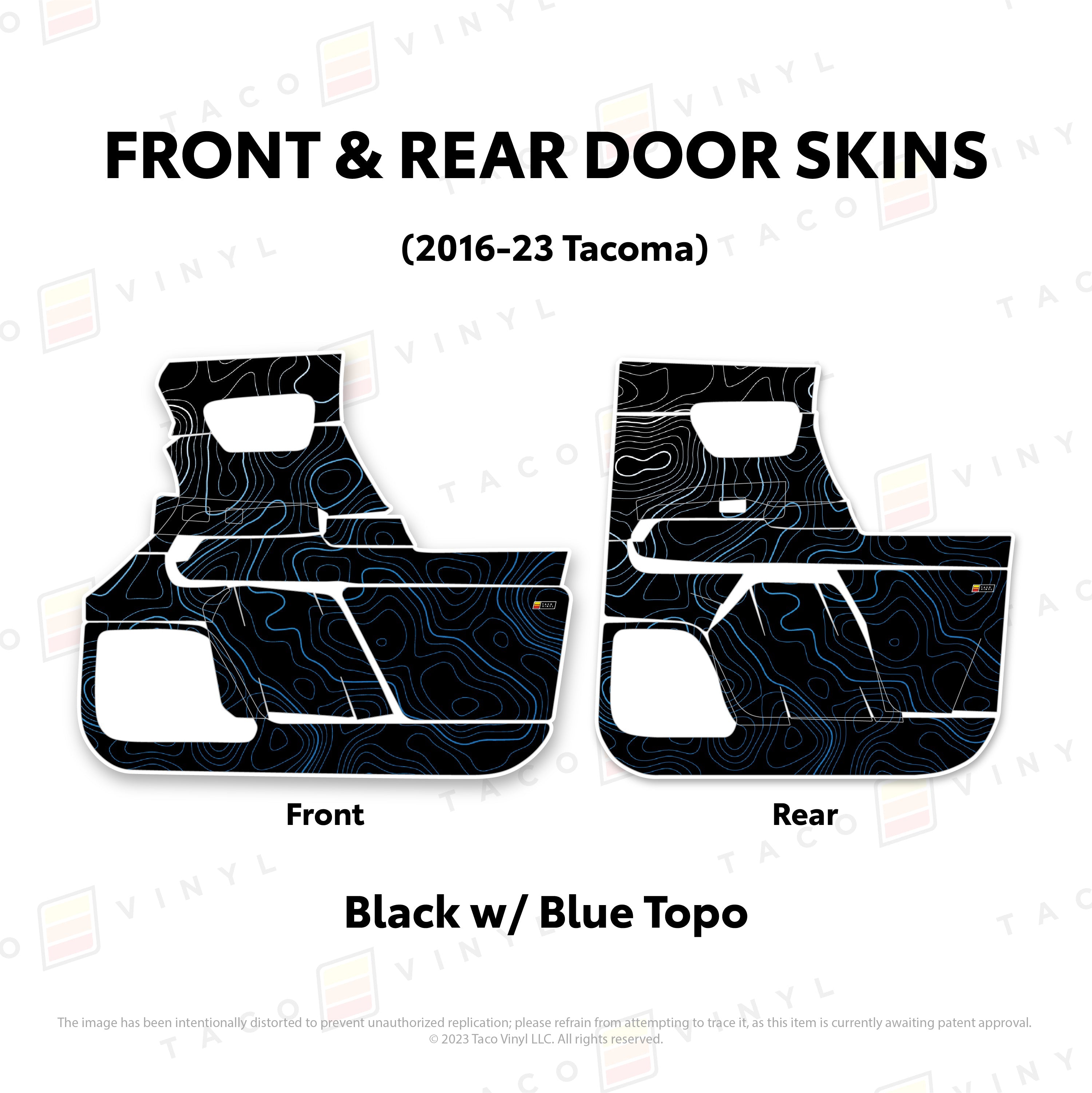 2016-23 Door Skins For Tacoma