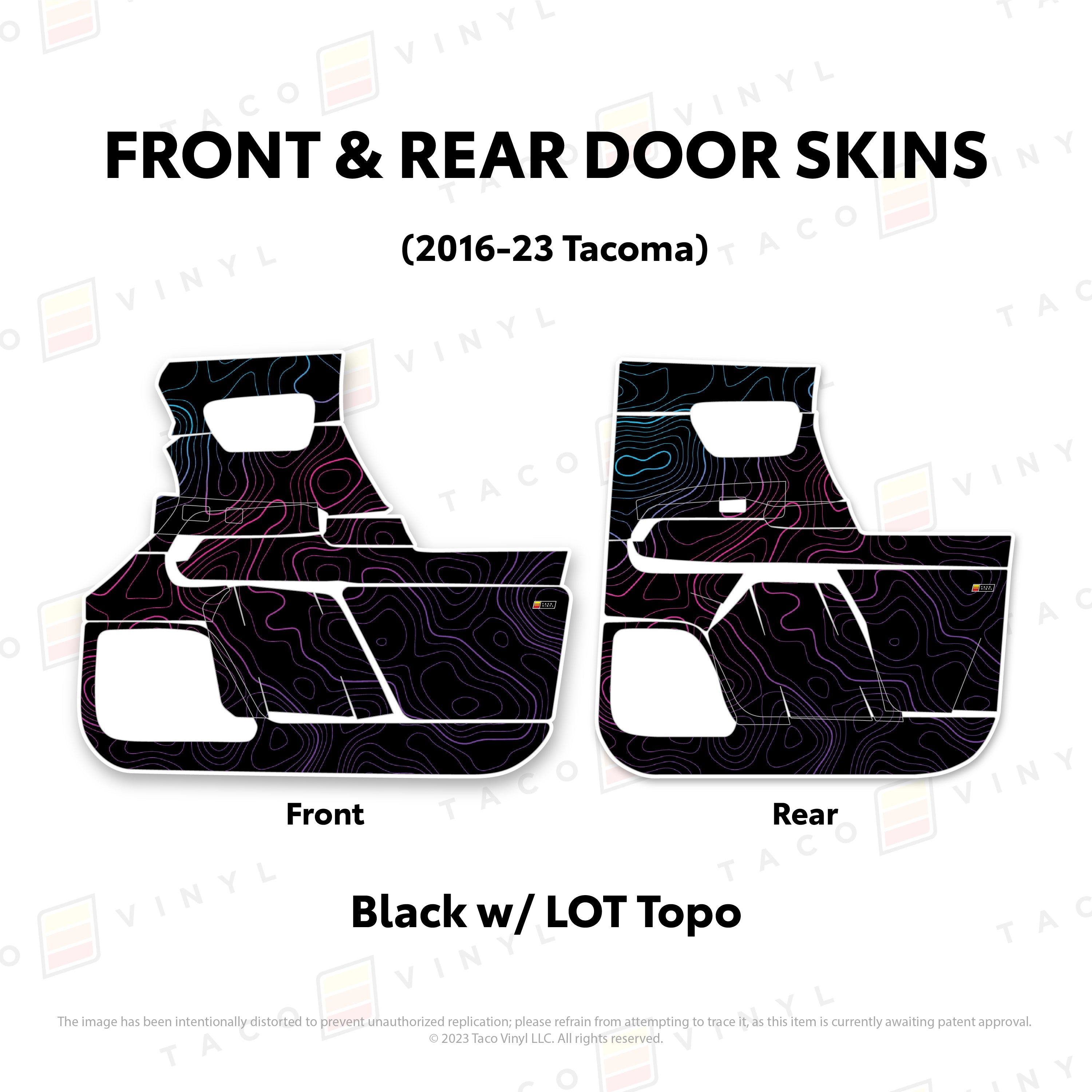 2016-23 Door Skins For Tacoma