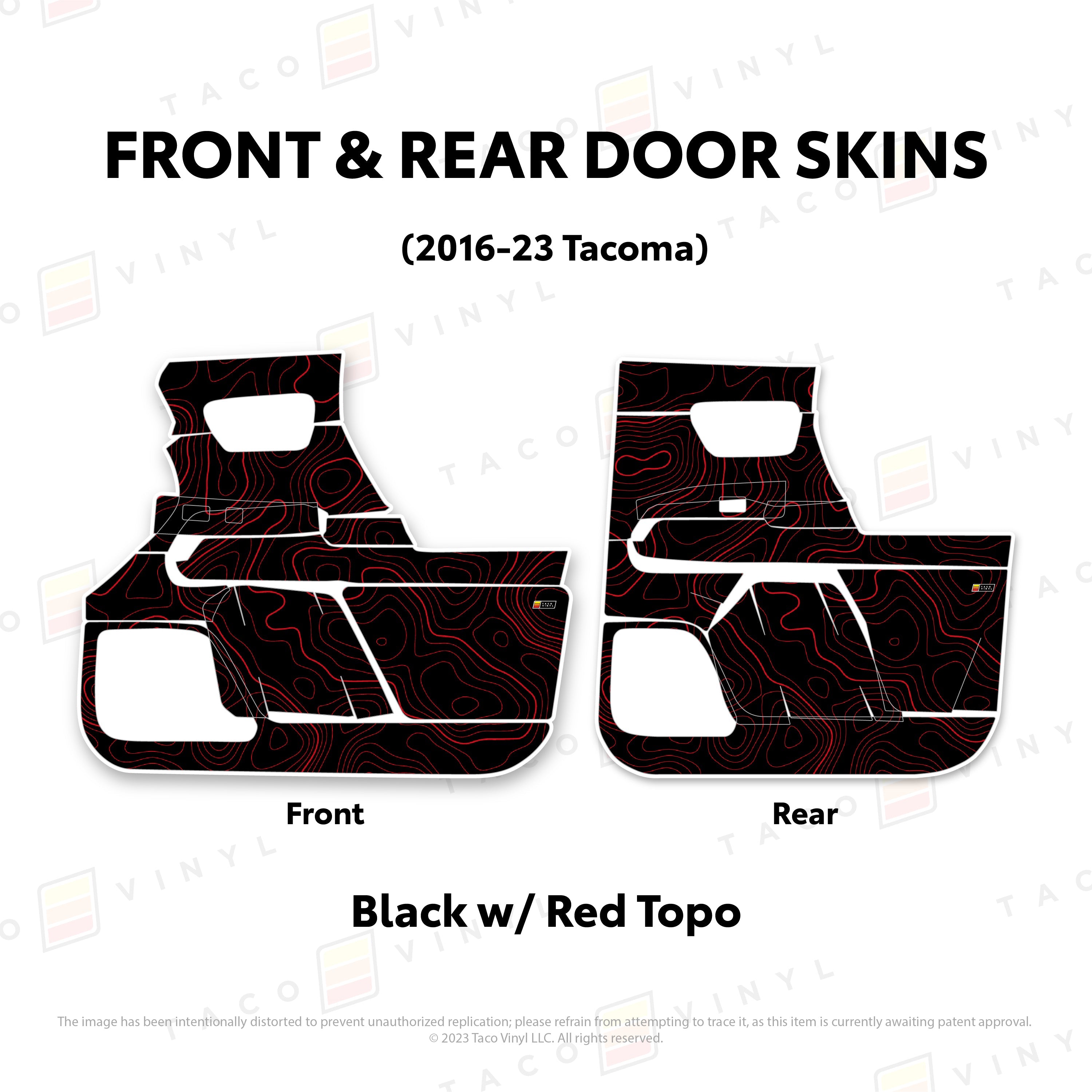 2016-23 Door Skins For Tacoma