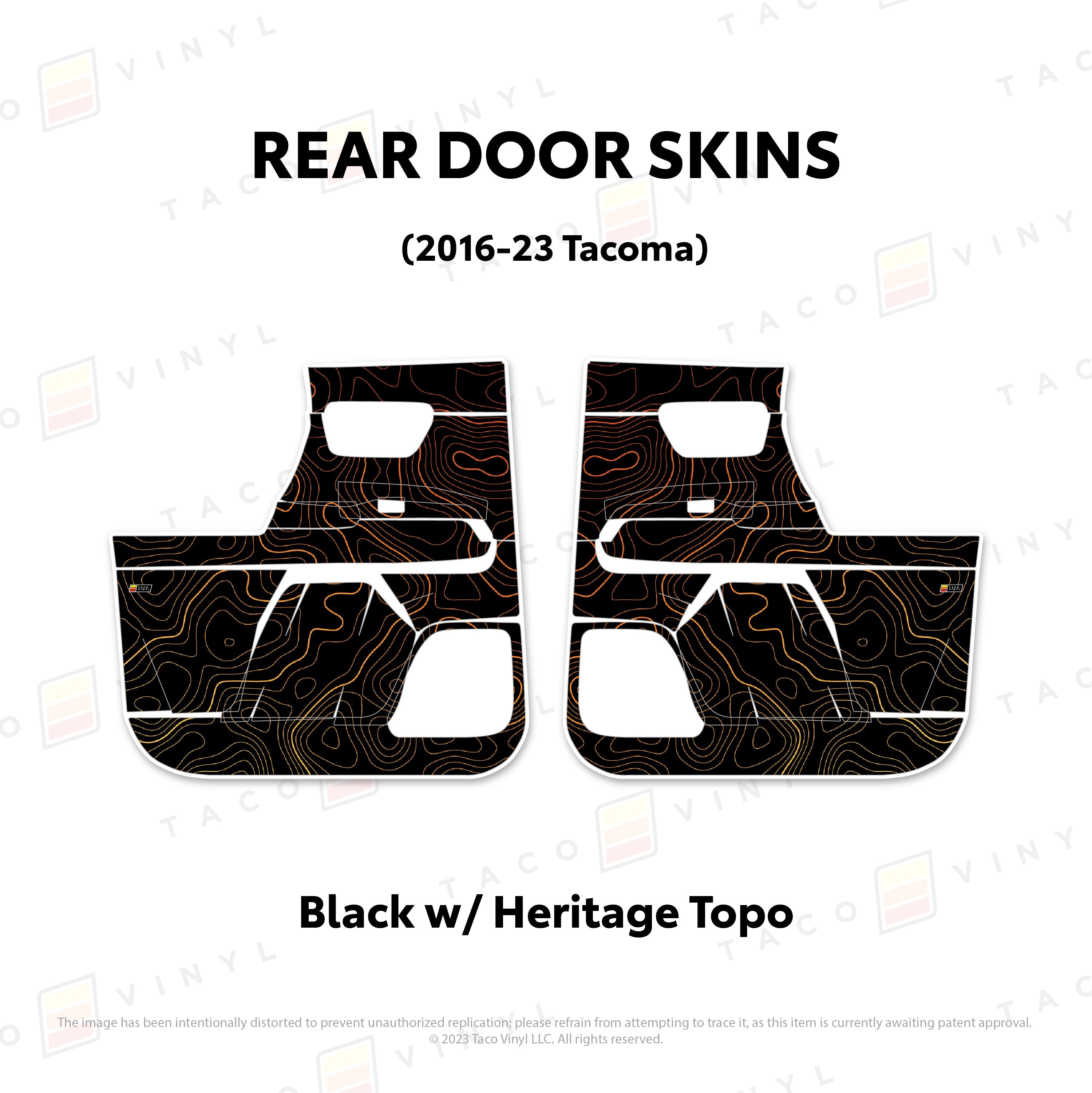 2016-23 Door Skins For Tacoma
