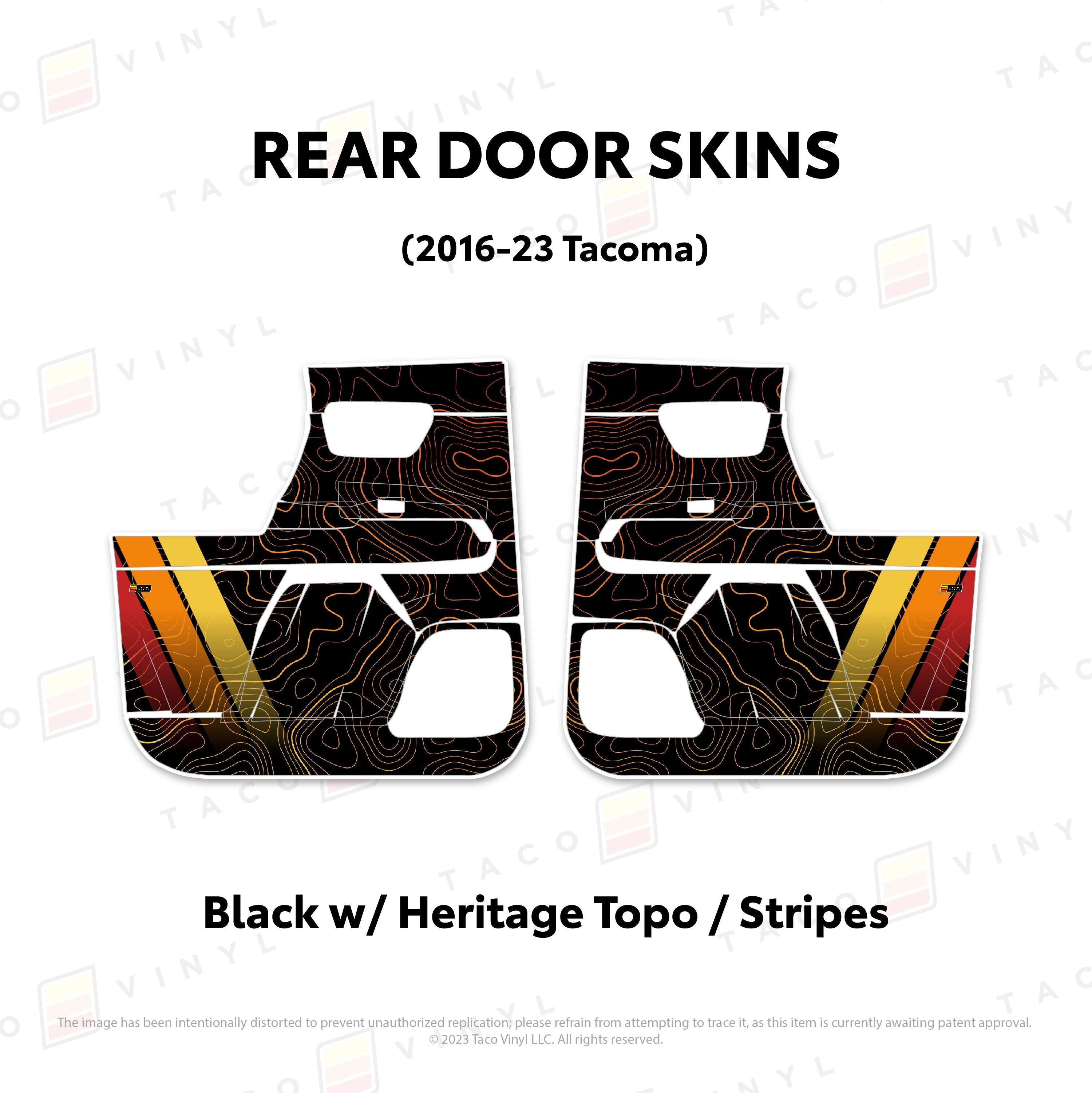 2016-23 Door Skins For Tacoma
