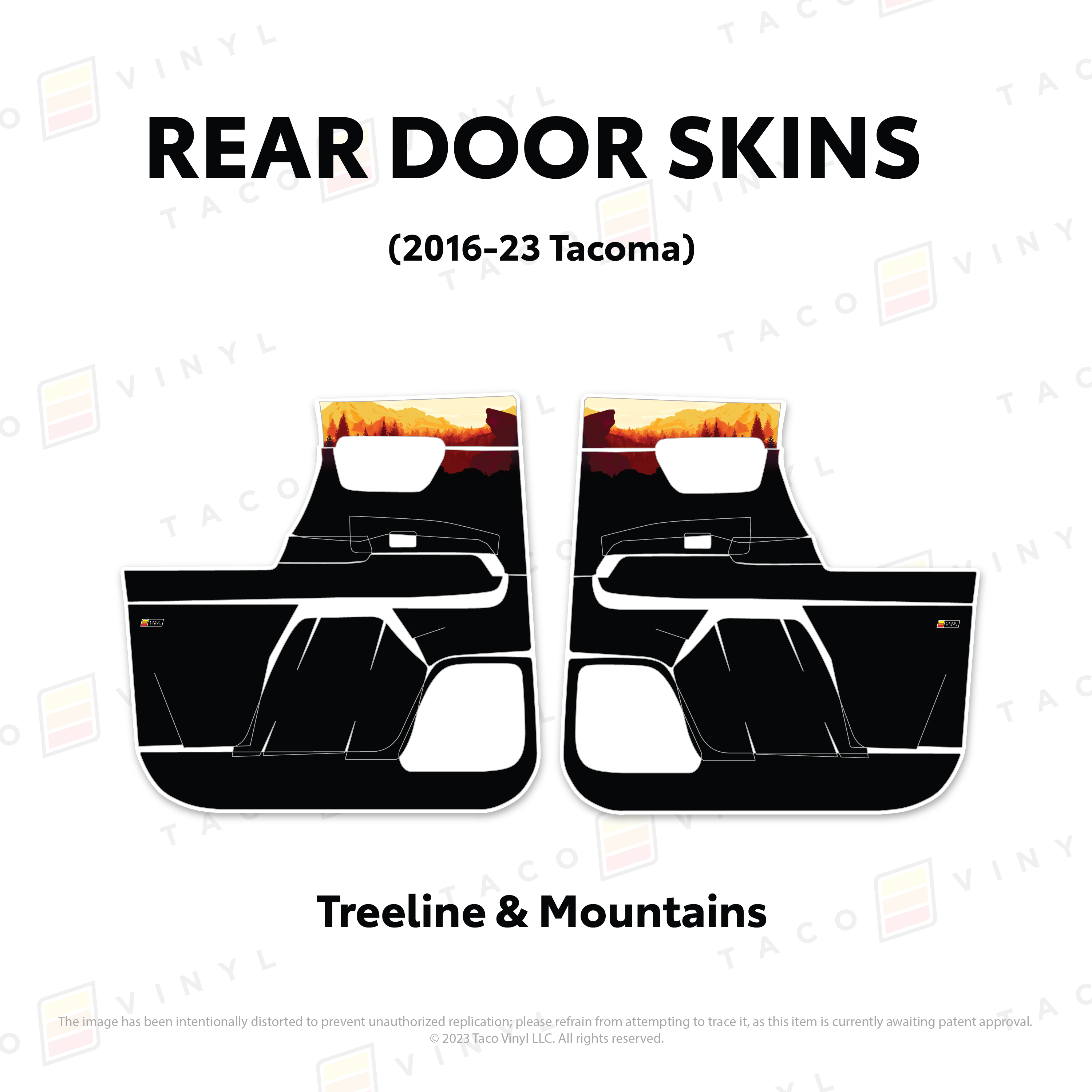 2016-23 Door Skins For Tacoma