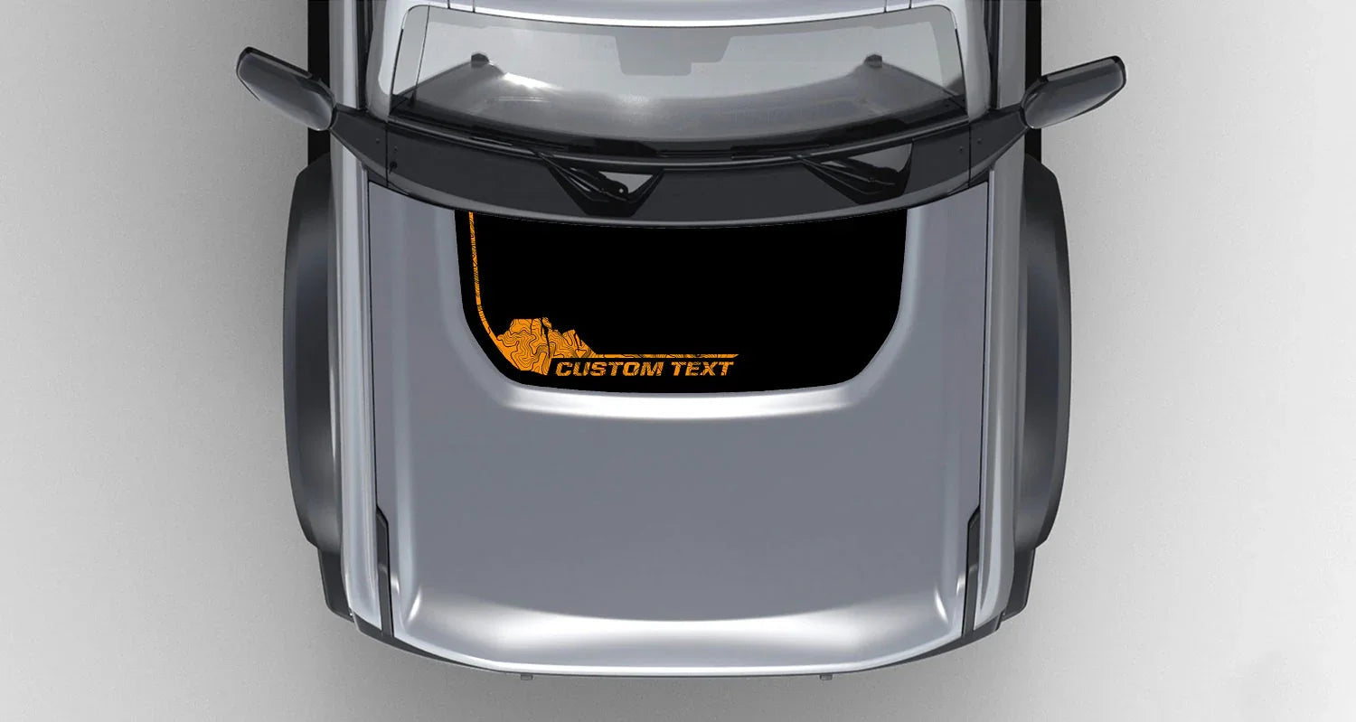 Badlands South Dakota Stealth Hood Overlay (Printed Series) For 2021+ Bronco