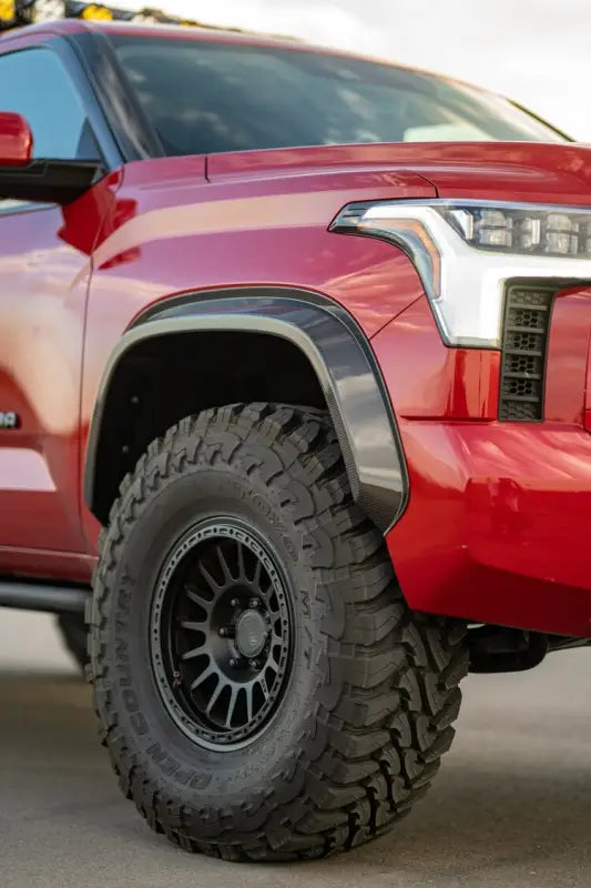 2022-Current Toyota Tundra Fender Flare Kit - Gloss Carbon - Fender Flares