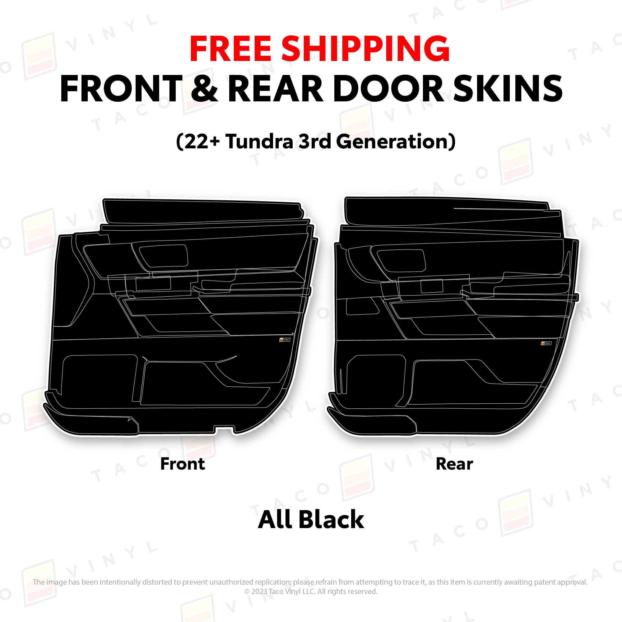 2022+ Door Skins For Tundra