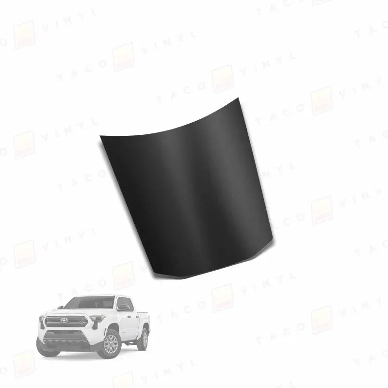 2024 + Tacoma Center Hood Stamp - Satin Black - Hood Stamp