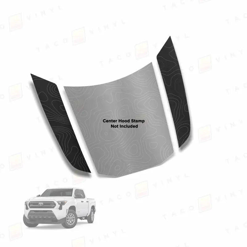 2024+ Side Fang Hood Stamp For Tacoma