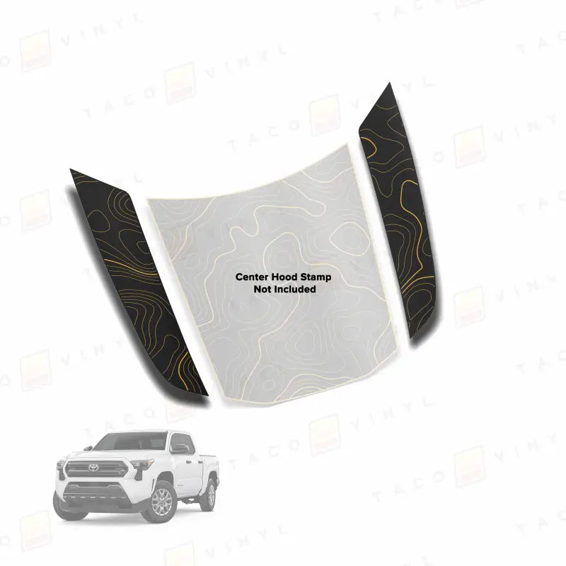 2024+ Side Fang Hood Stamp For Tacoma