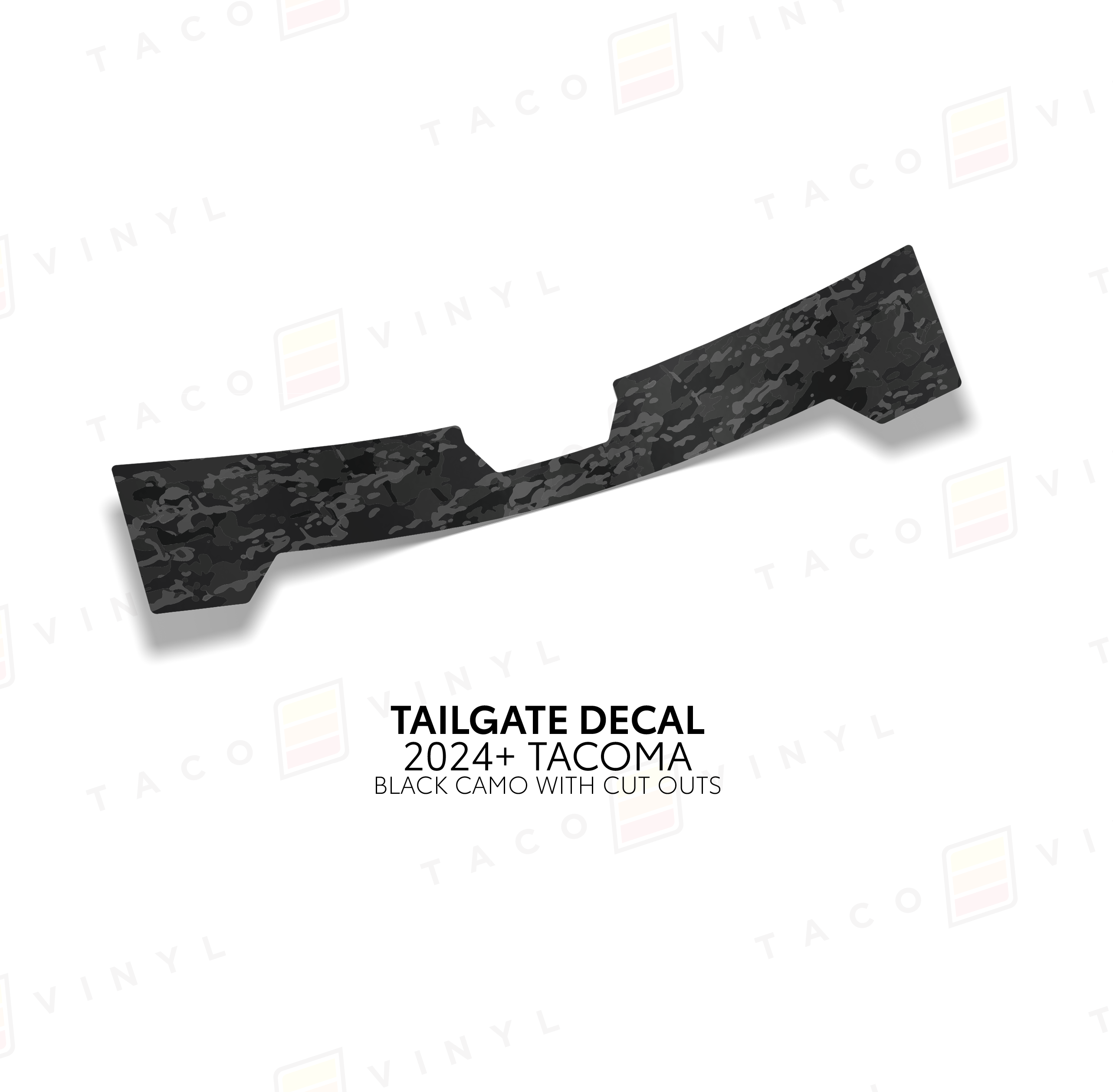 2024+ Tailgate Topo Decal For Tacoma