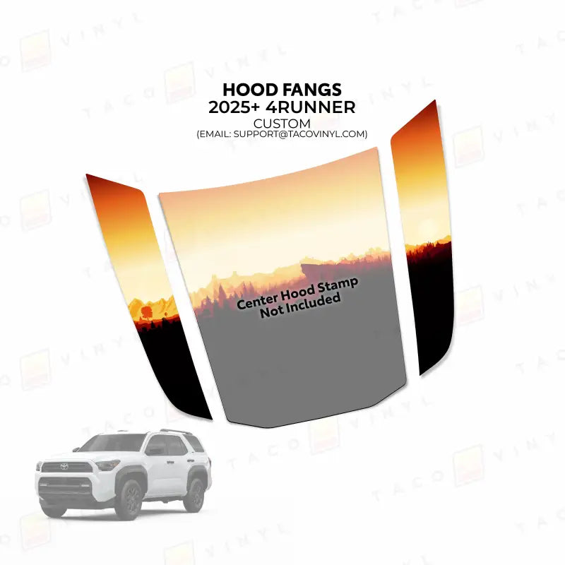 2025+ Apex Hood Fangs For 4Runner