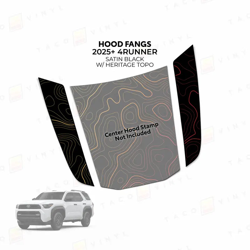 2025+ Apex Hood Fangs For 4Runner