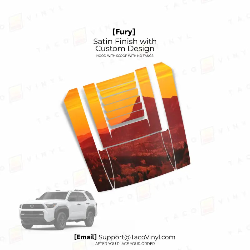 2025+ Fury Hood Scoop Stamp (W/ No Fangs) For 4Runner