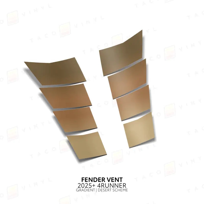 2025+ Gradient Fender Vents For 4Runner