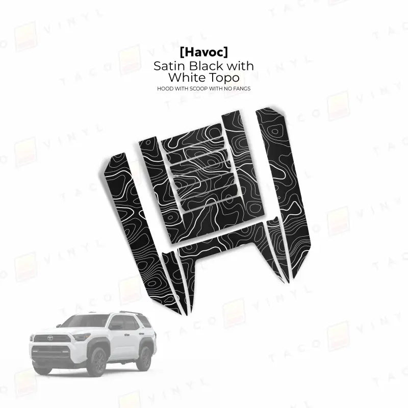 2025+ Havoc Hood Scoop Stamp (W/ No Fangs) For 4Runner
