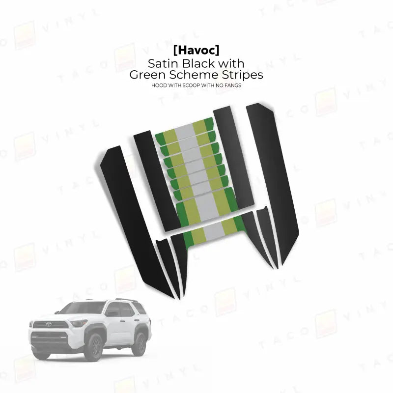 2025+ Havoc Hood Scoop Stamp (W/ No Fangs) For 4Runner