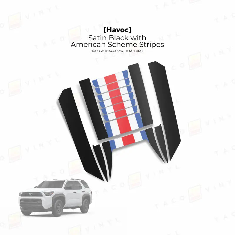 2025+ Havoc Hood Scoop Stamp (W/ No Fangs) For 4Runner