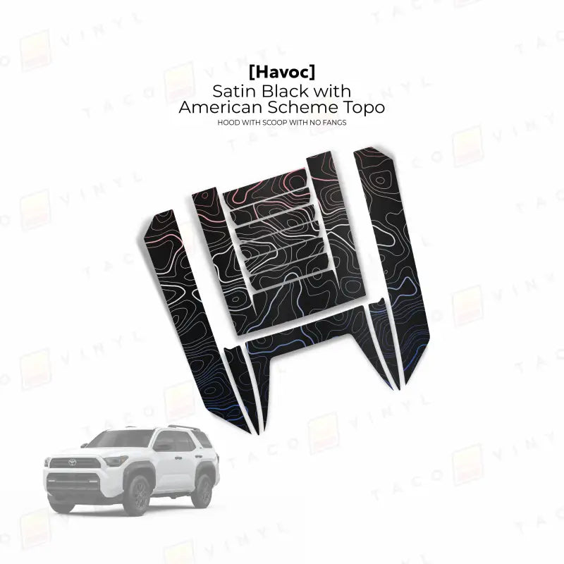 2025+ Havoc Hood Scoop Stamp (W/ No Fangs) For 4Runner