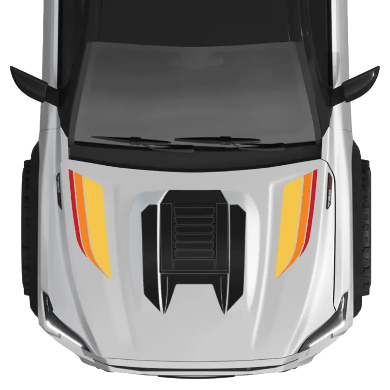 2025+ Havoc Hood Scoop Stamp (W/ Short Fangs) For 4Runner
