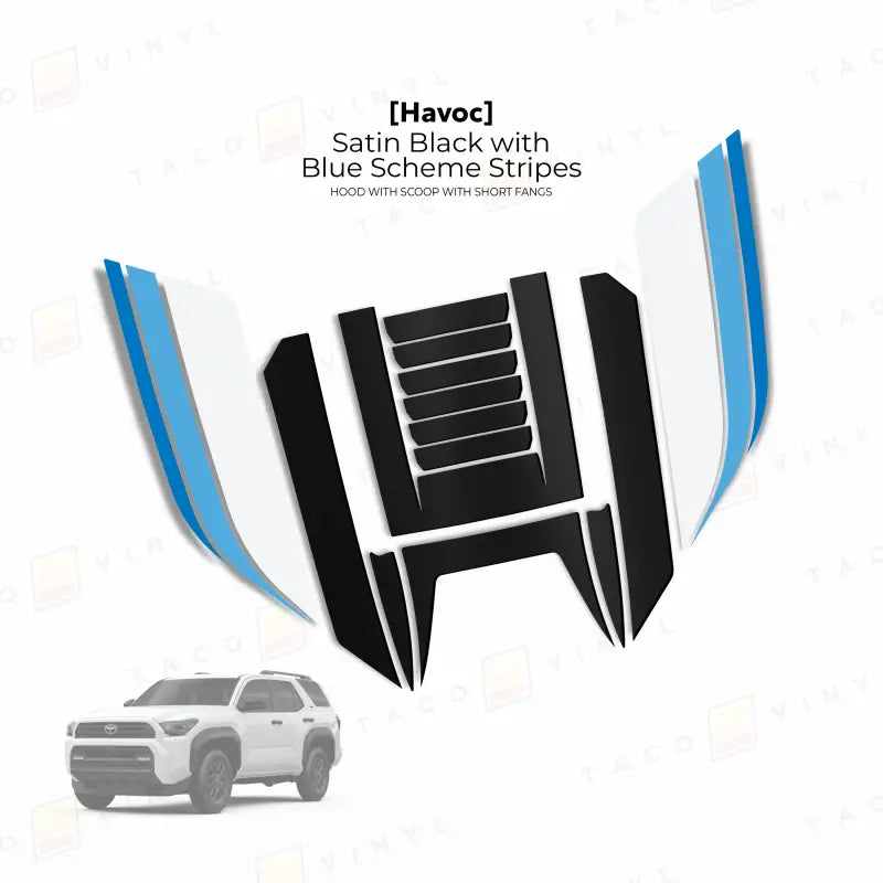 2025+ Havoc Hood Scoop Stamp (W/ Short Fangs) For 4Runner