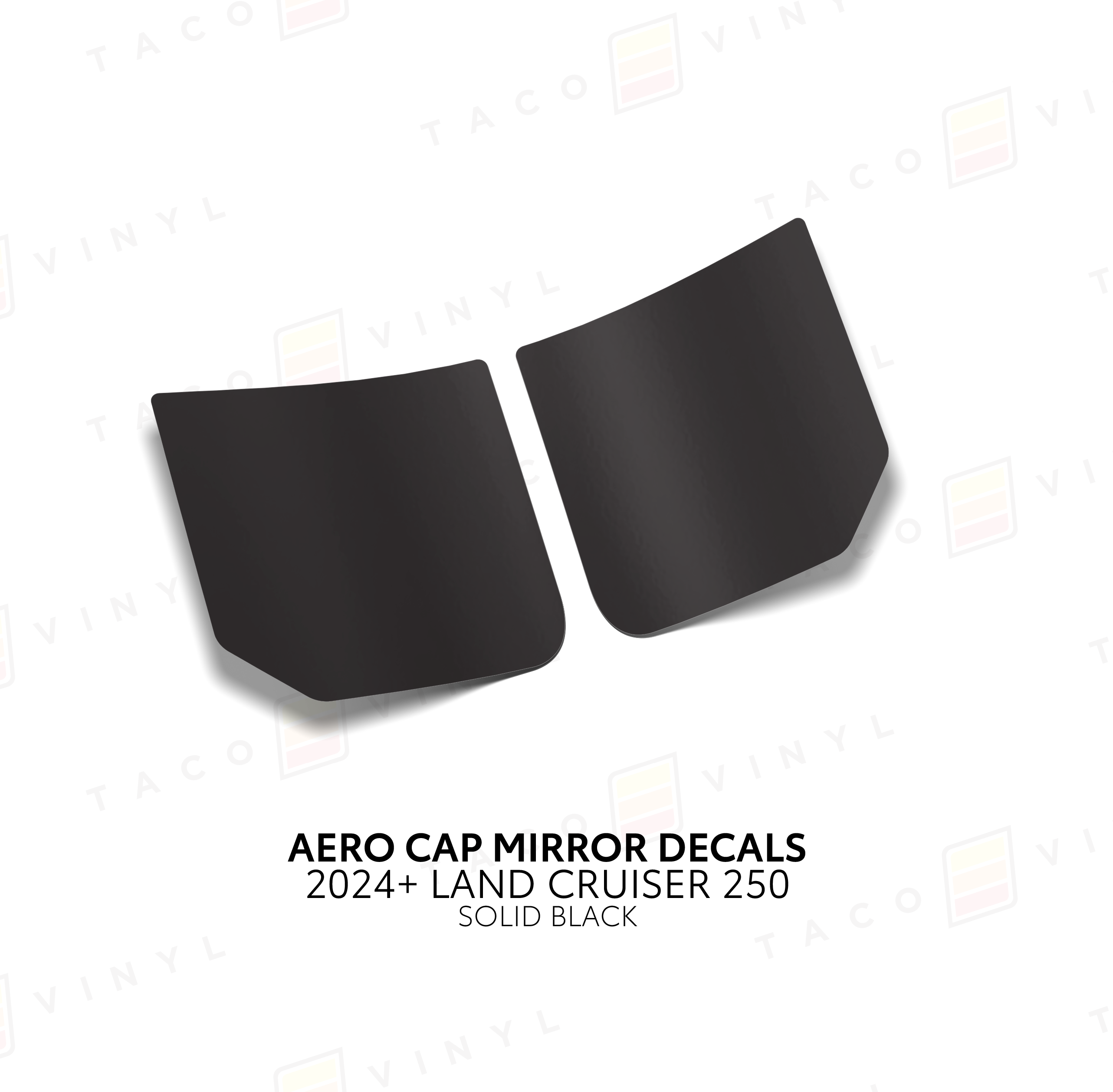 2024+ Aero Cap Mirror Decals For Land Cruiser 250