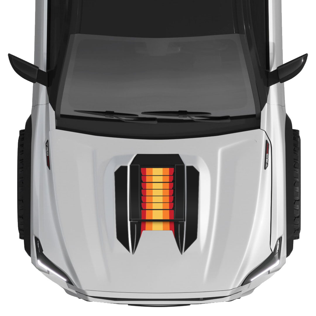 2024+ Havoc Hood Scoop Stamp (W/ Short Fangs) For Tacoma