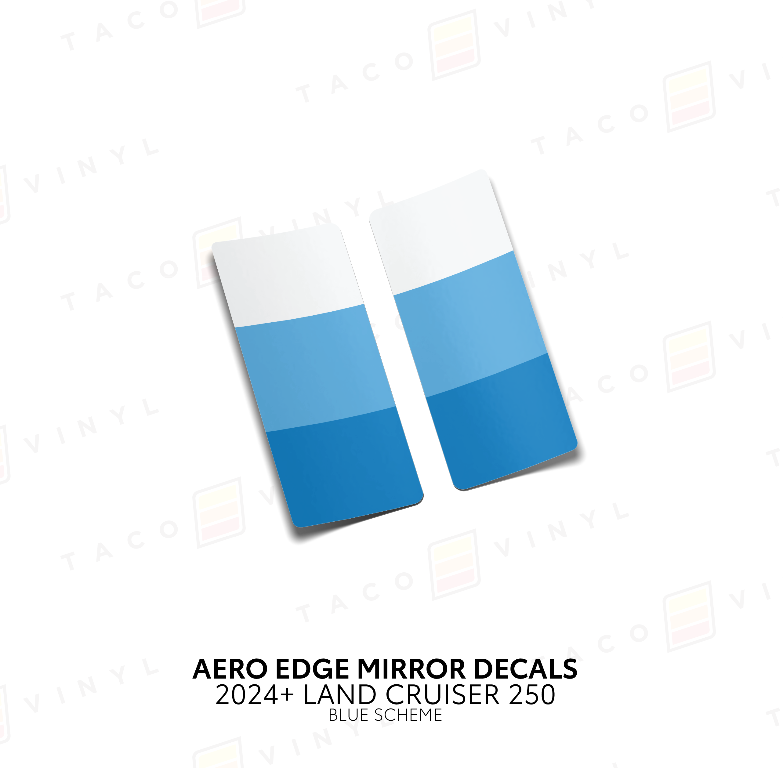 2024+ Aero Edge Mirror Decals For Land Cruiser 250