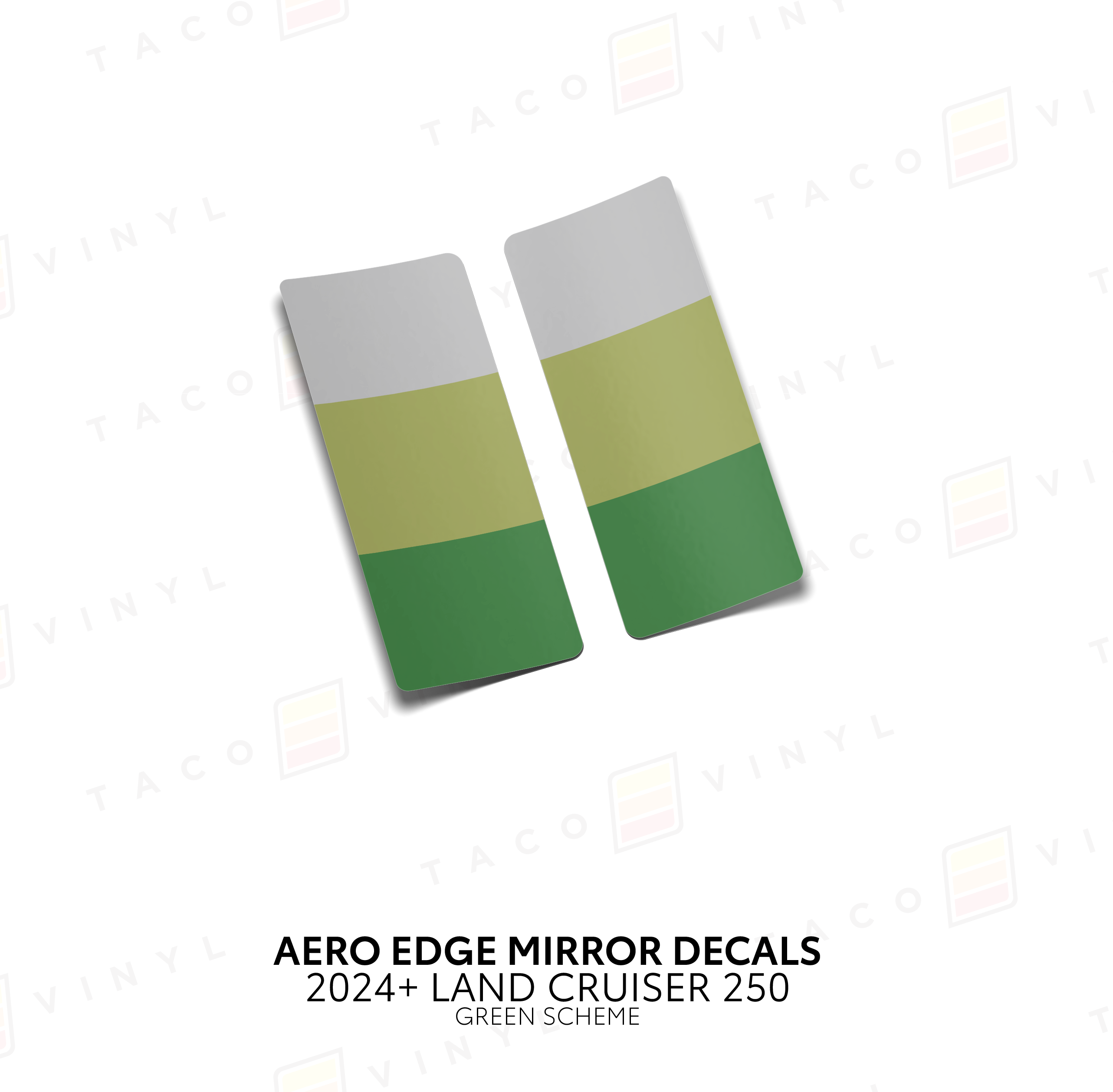 2024+ Aero Edge Mirror Decals For Land Cruiser 250